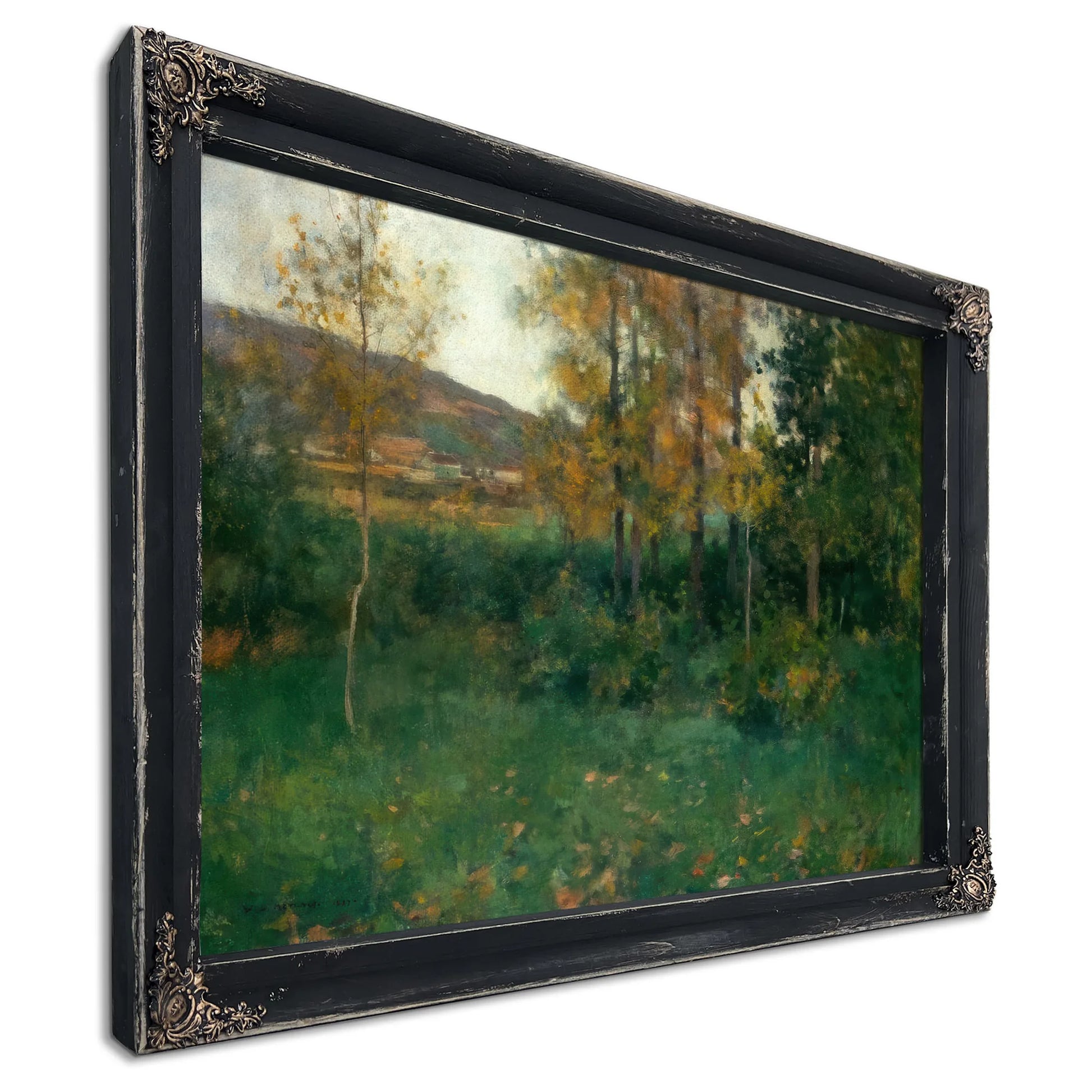 Spring Landscape Giverny By Willard Leroy Metcalf Fine Art Print