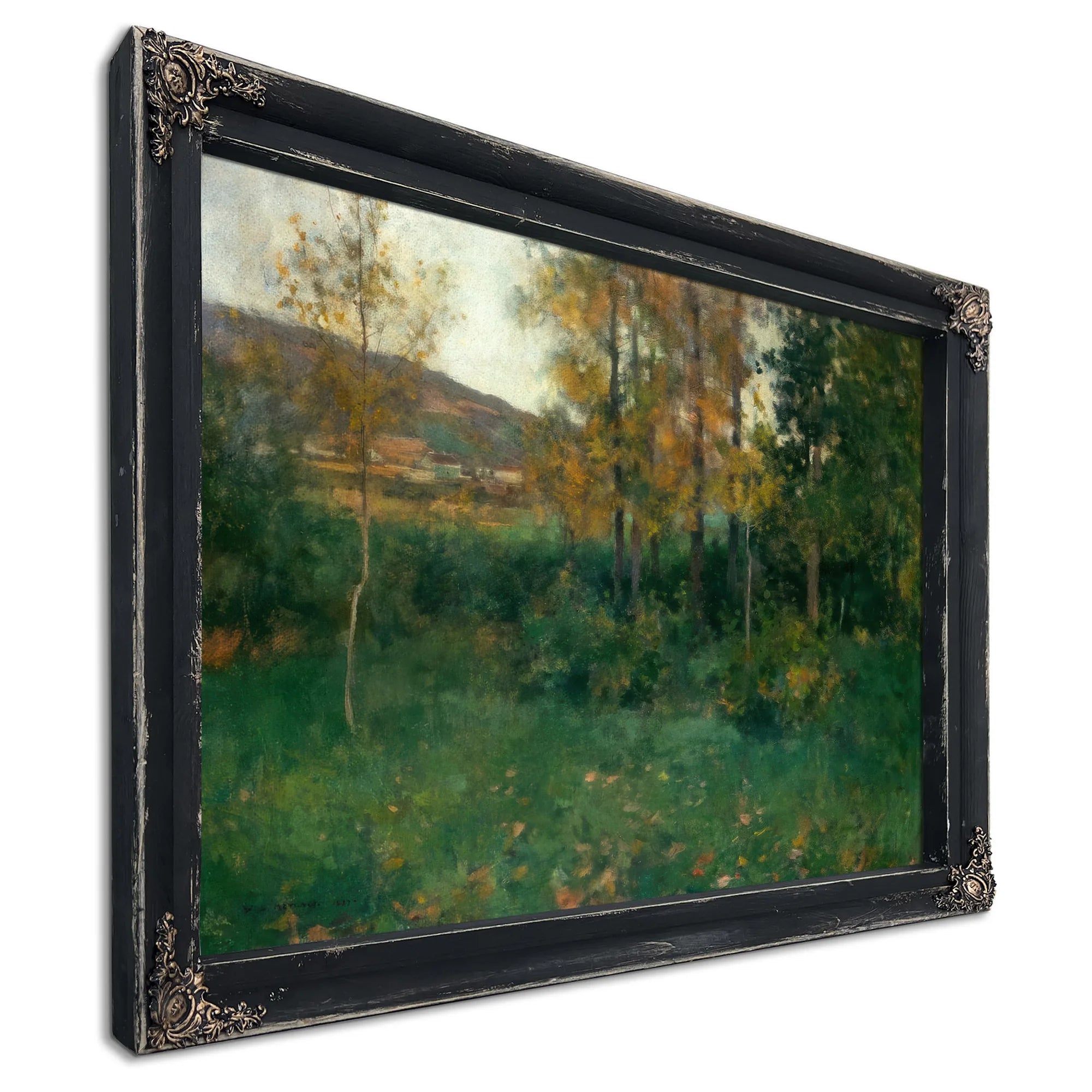 Spring Landscape Giverny By Willard Leroy Metcalf Fine Art Print
