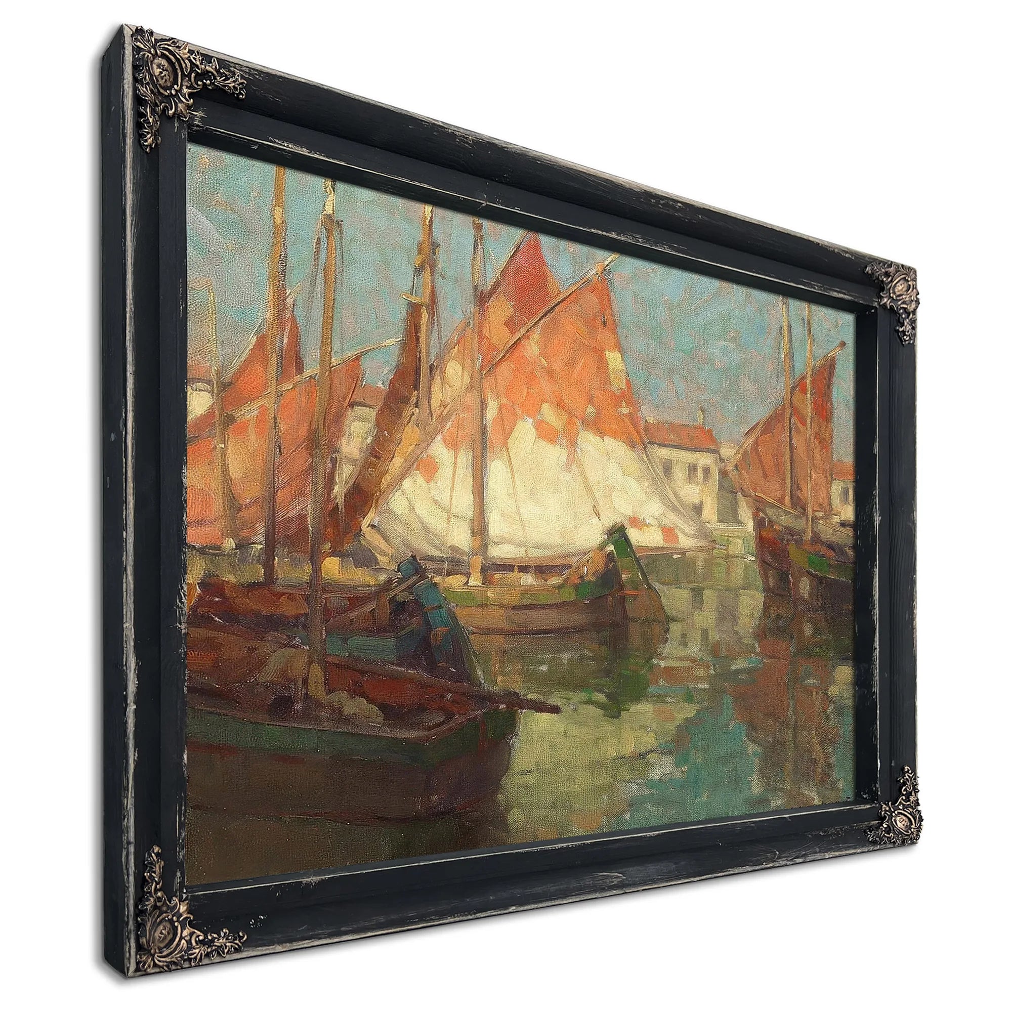 Harbor Of Golden Sails By Edgar Payne Fine Art Print