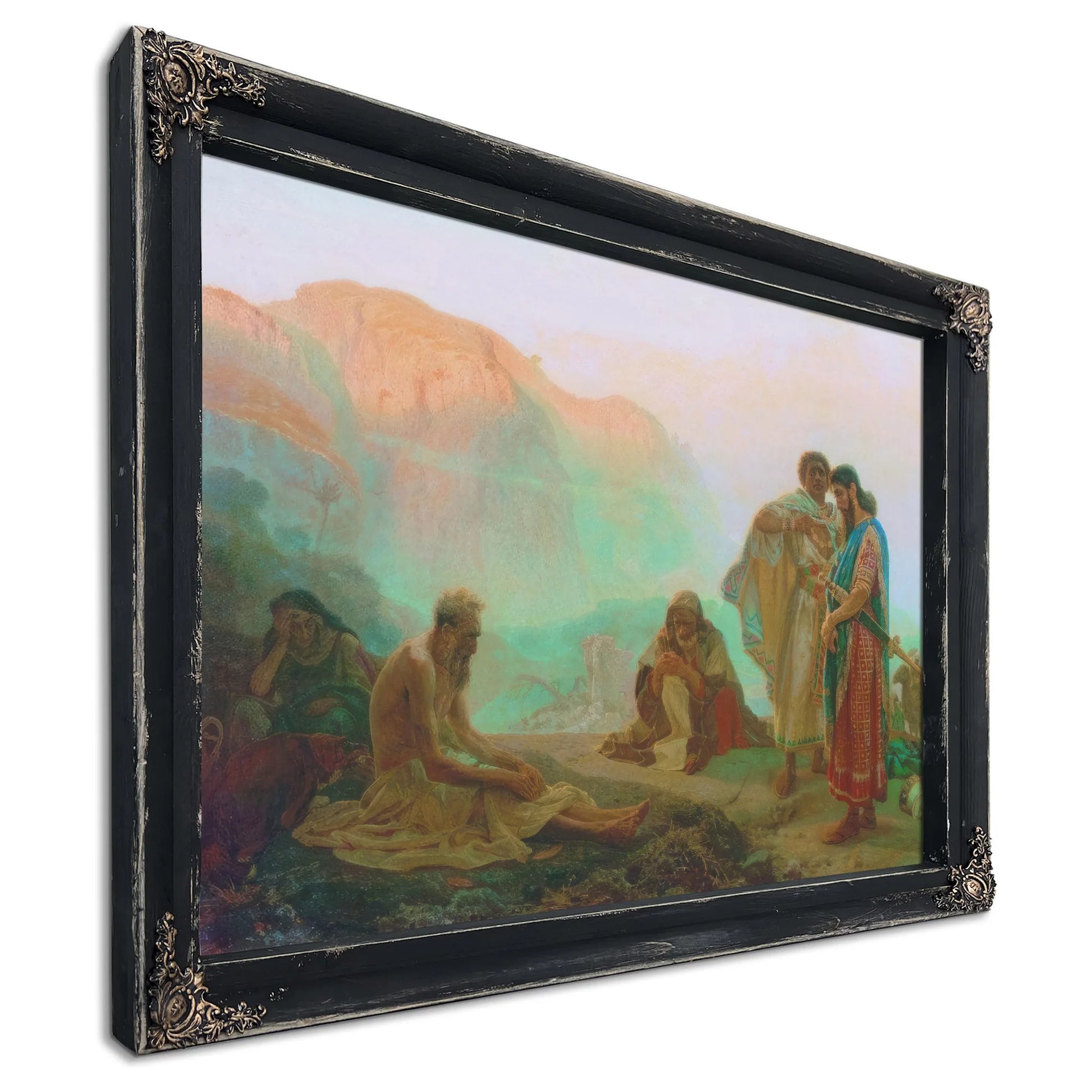 Job And His Friends 1869 By Ilya Repin Fine Art Print
