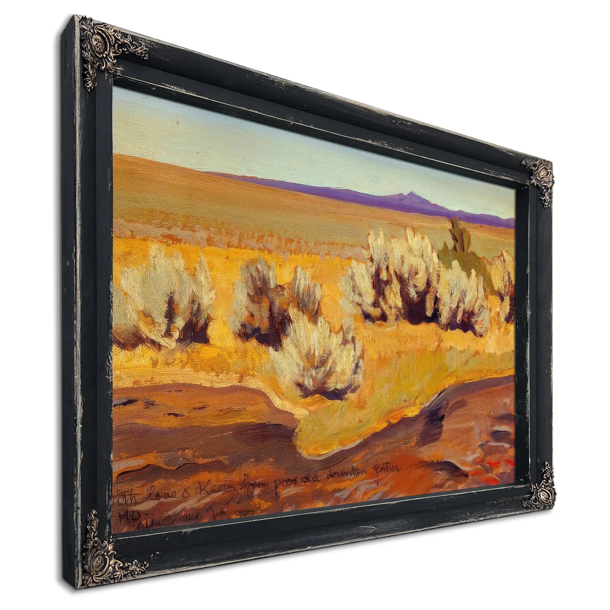 Stream Edge And Sage By Maynard Dixon Fine Art Print