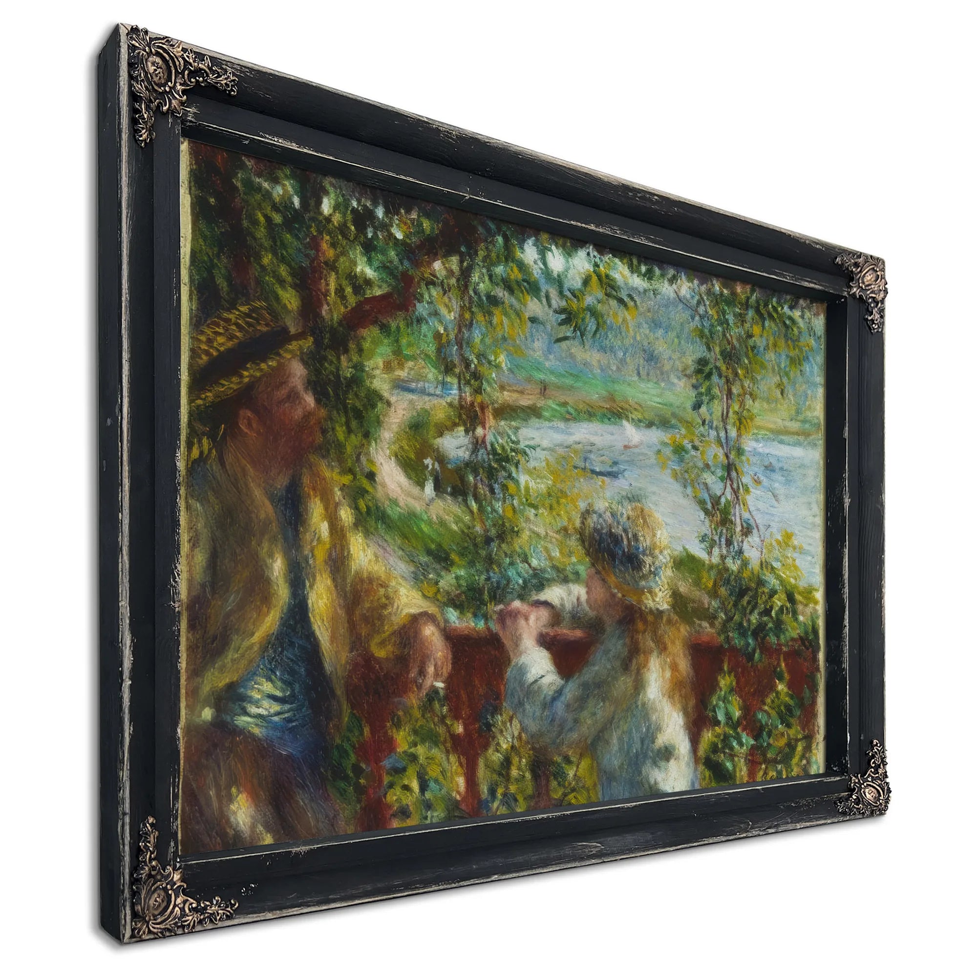 Near The Lake By Pierre August Renoir Fine Art Print