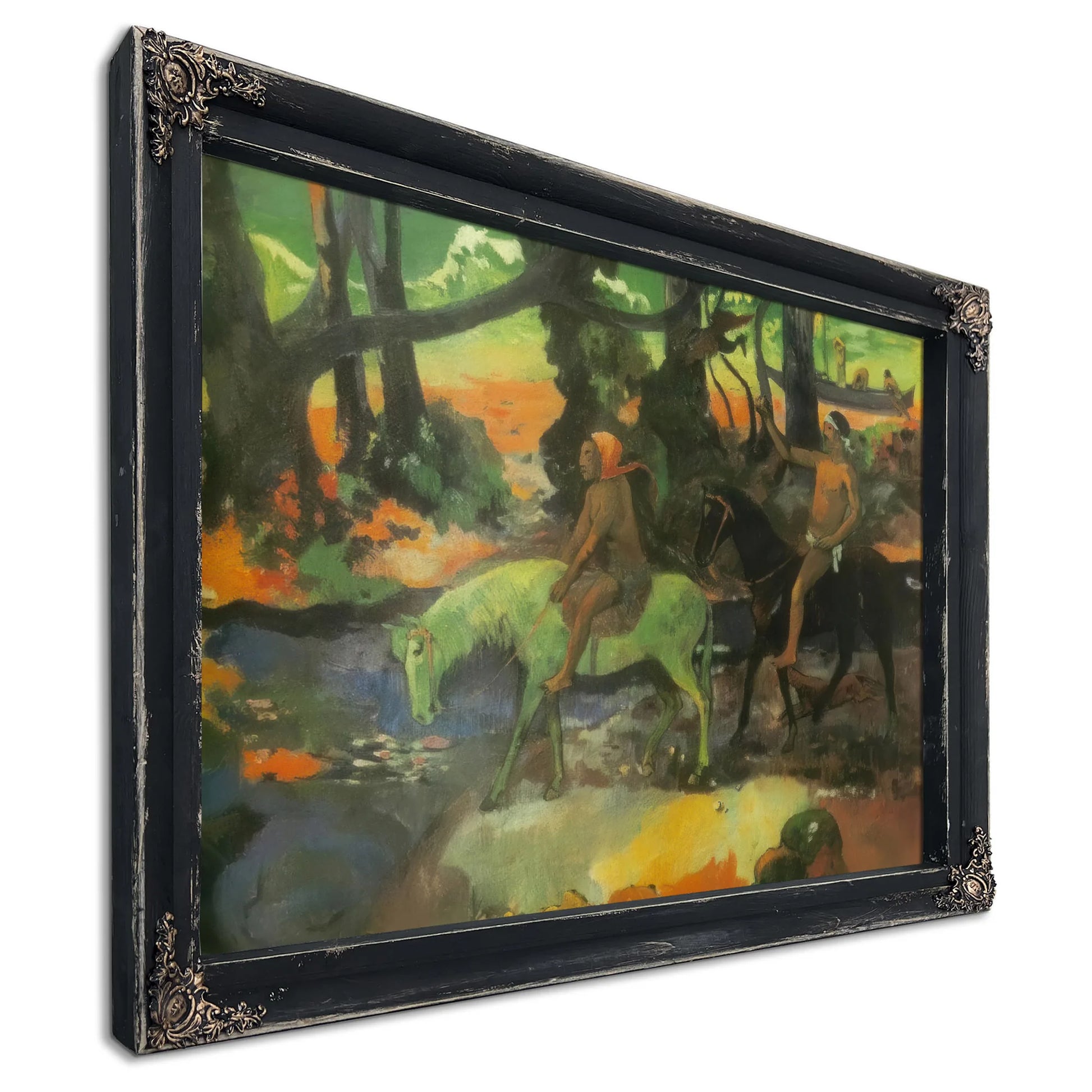 The Ford ( The Flight) By Paul Gauguin Fine Art Print