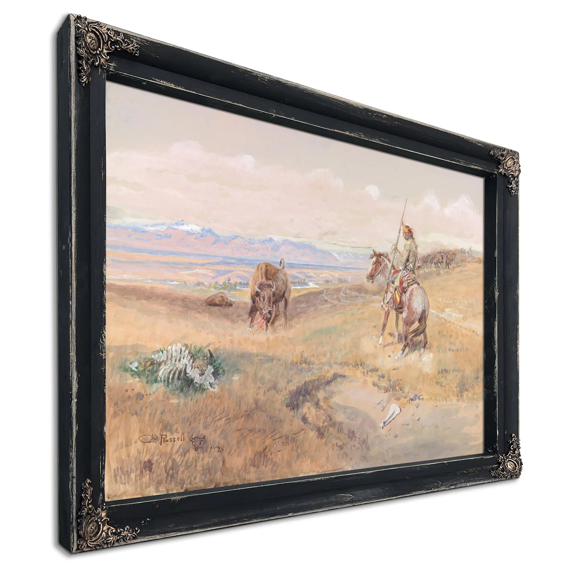 Flintlock Days When Guns Were Slow by Charles Marion Russell