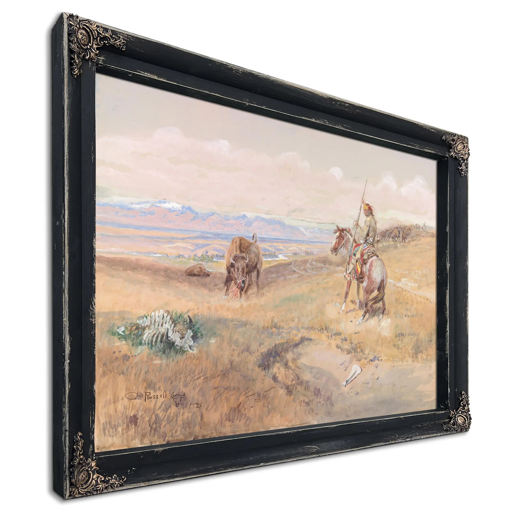 Flintlock Days When Guns Were Slow by Charles Marion Russell