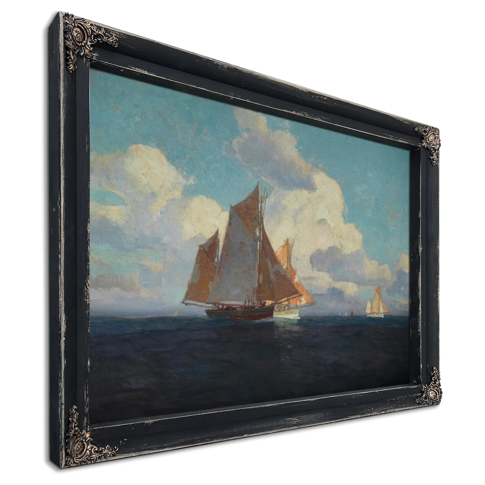 The Fleet Returning At Day's End By Edgar Payne Fine Art Print