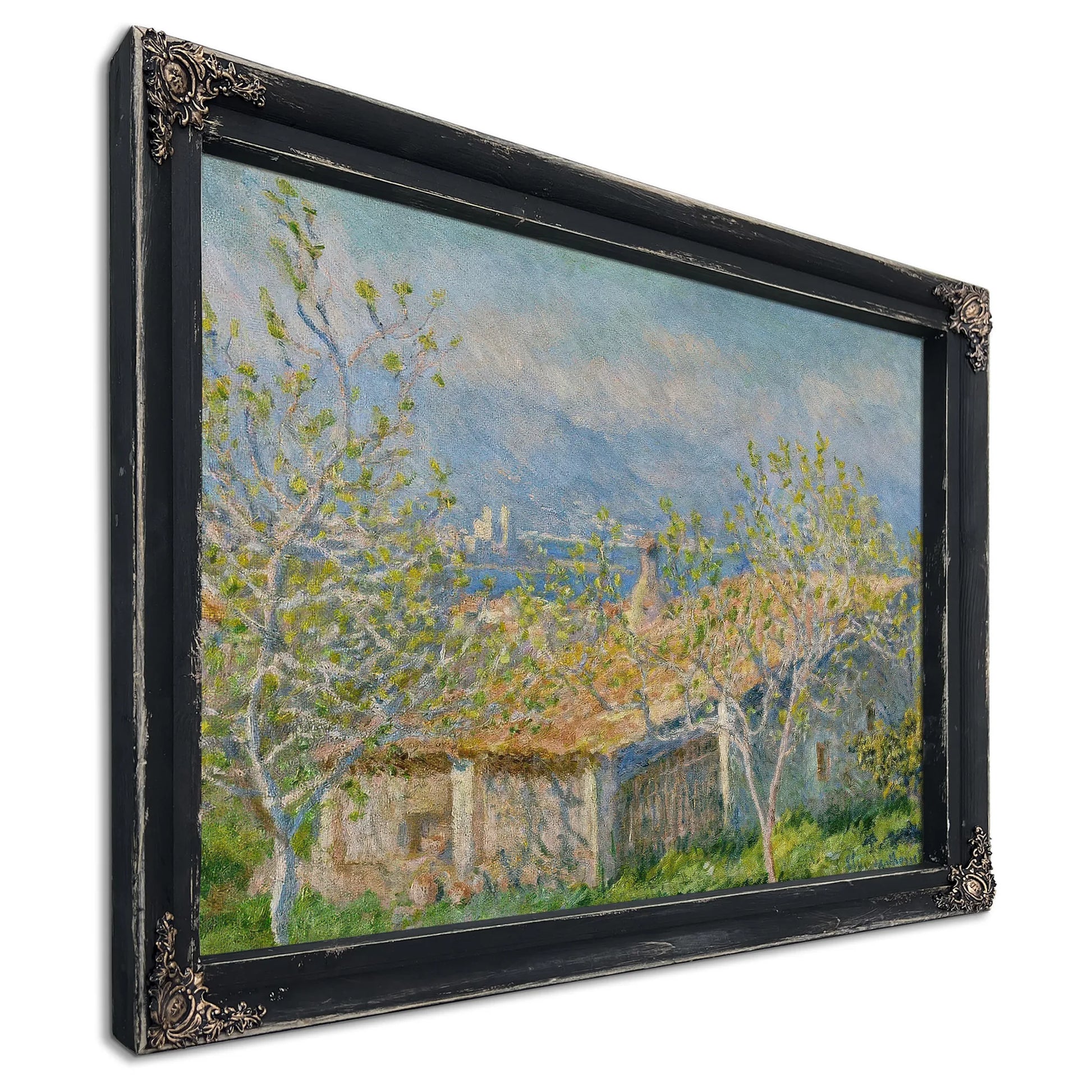 Gardner's House At Antibes By Claude Monet Fine Art Print