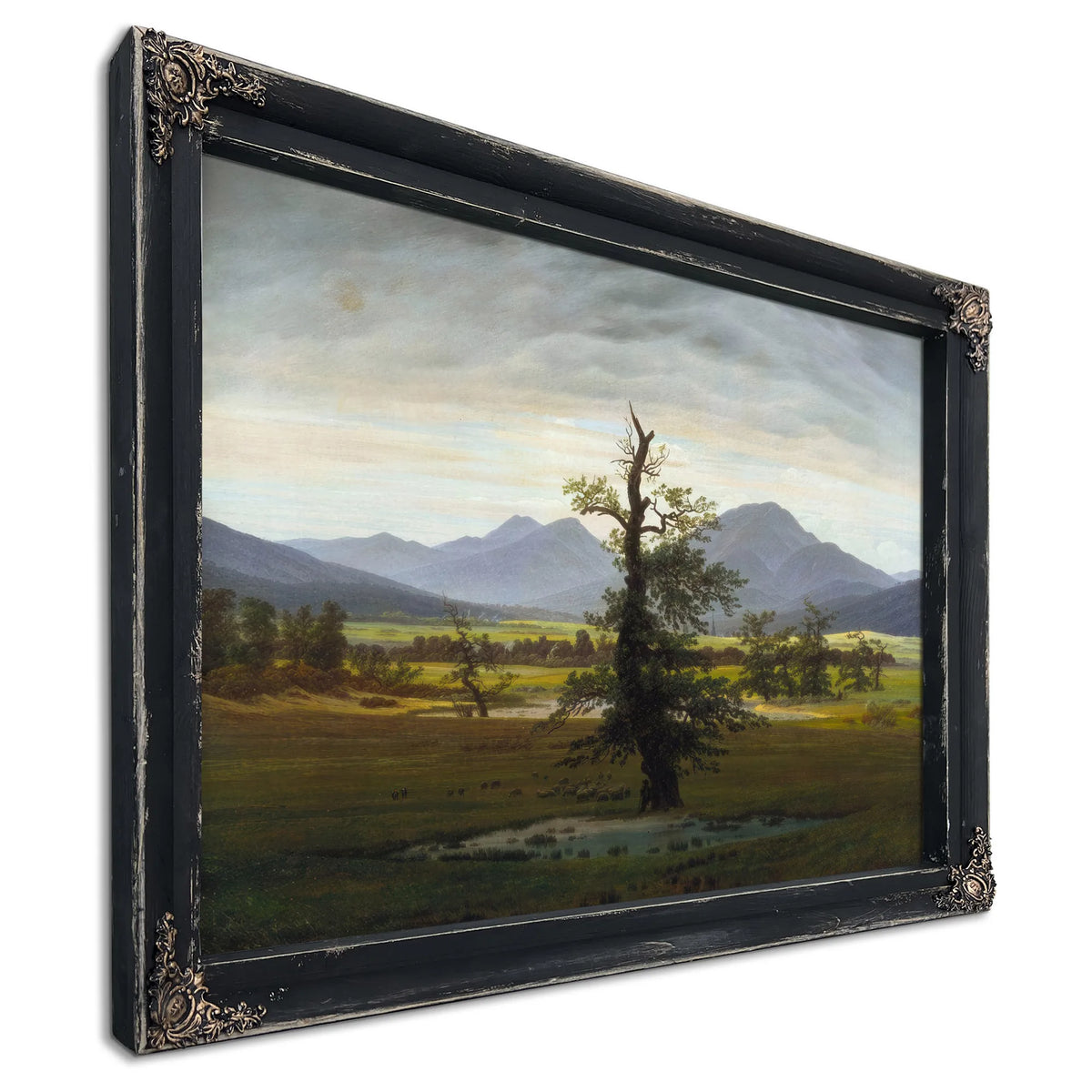 The Lone Tree 1822 By Caspar David Friedrich Fine Art Print