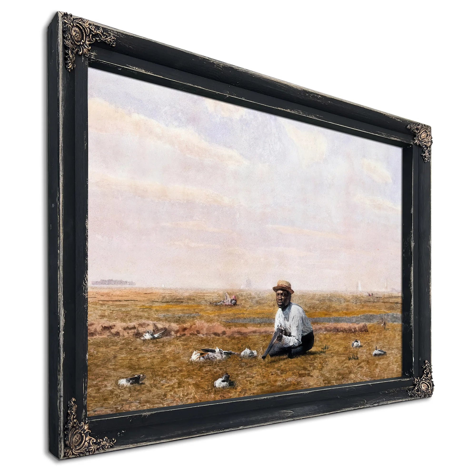 Whistling For Plover By Thomas Eakins Fine Art Print
