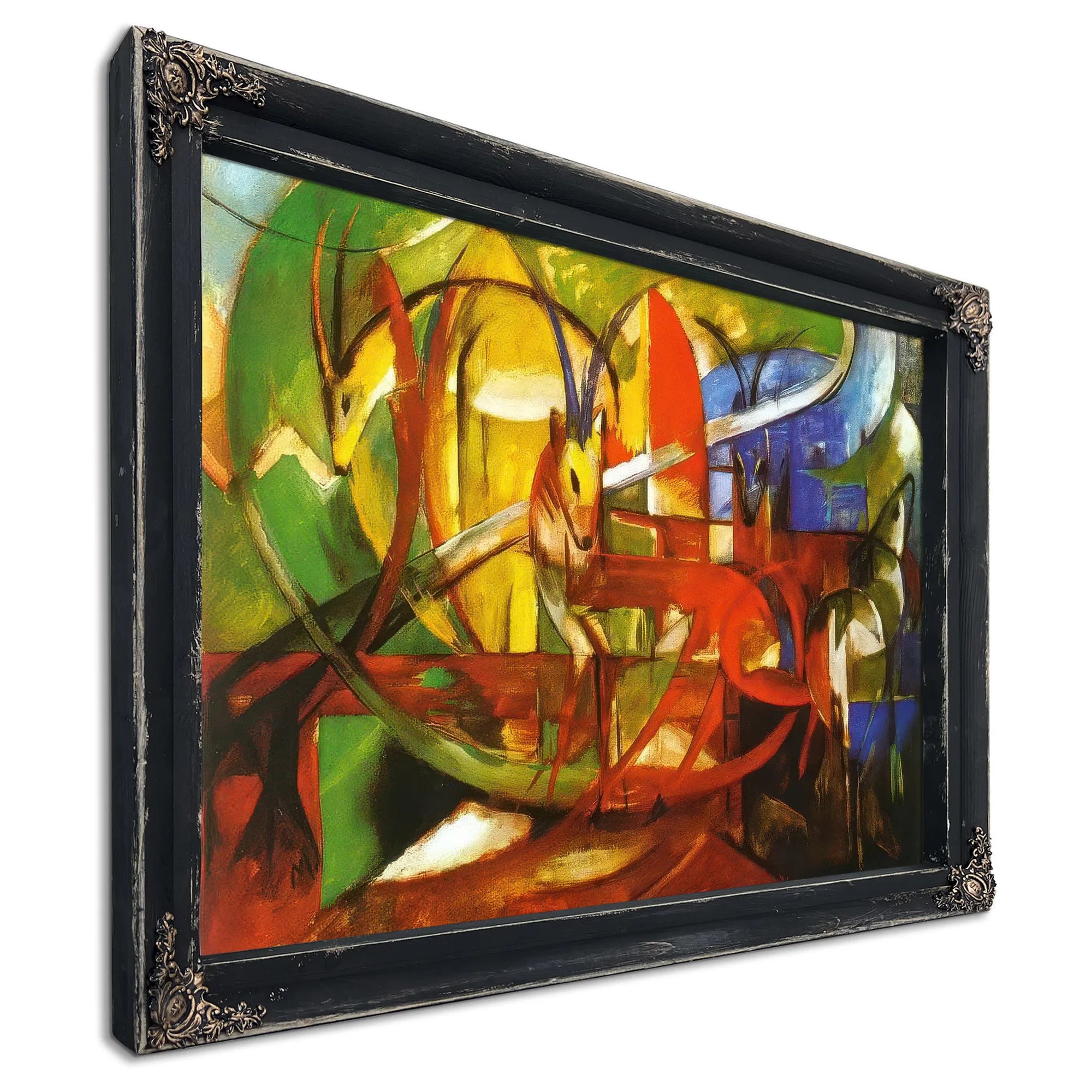 Gazelles By Franz Marc Fine Art Print