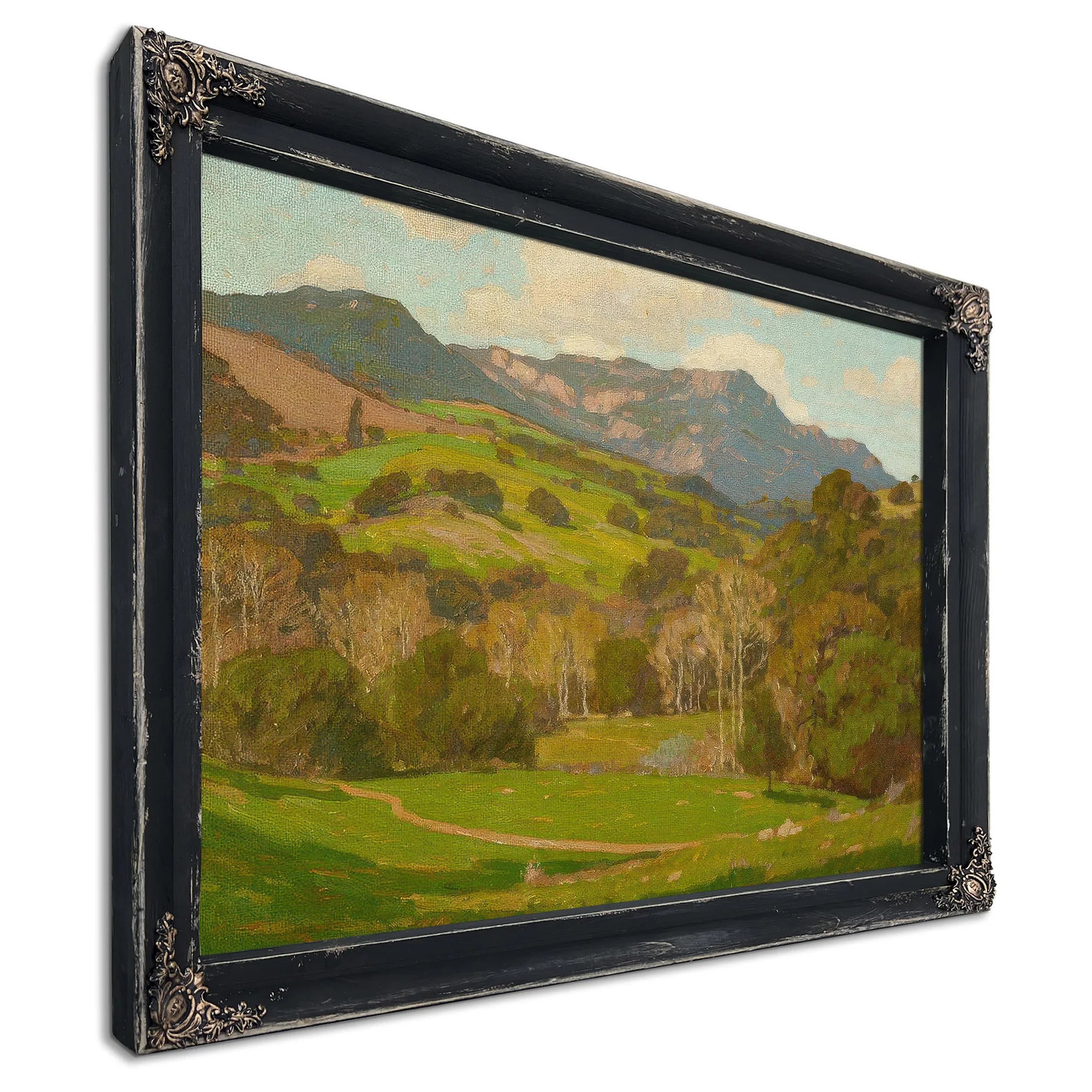 Verdant Hills On A Clear Day By William Wendt Fine Art Print