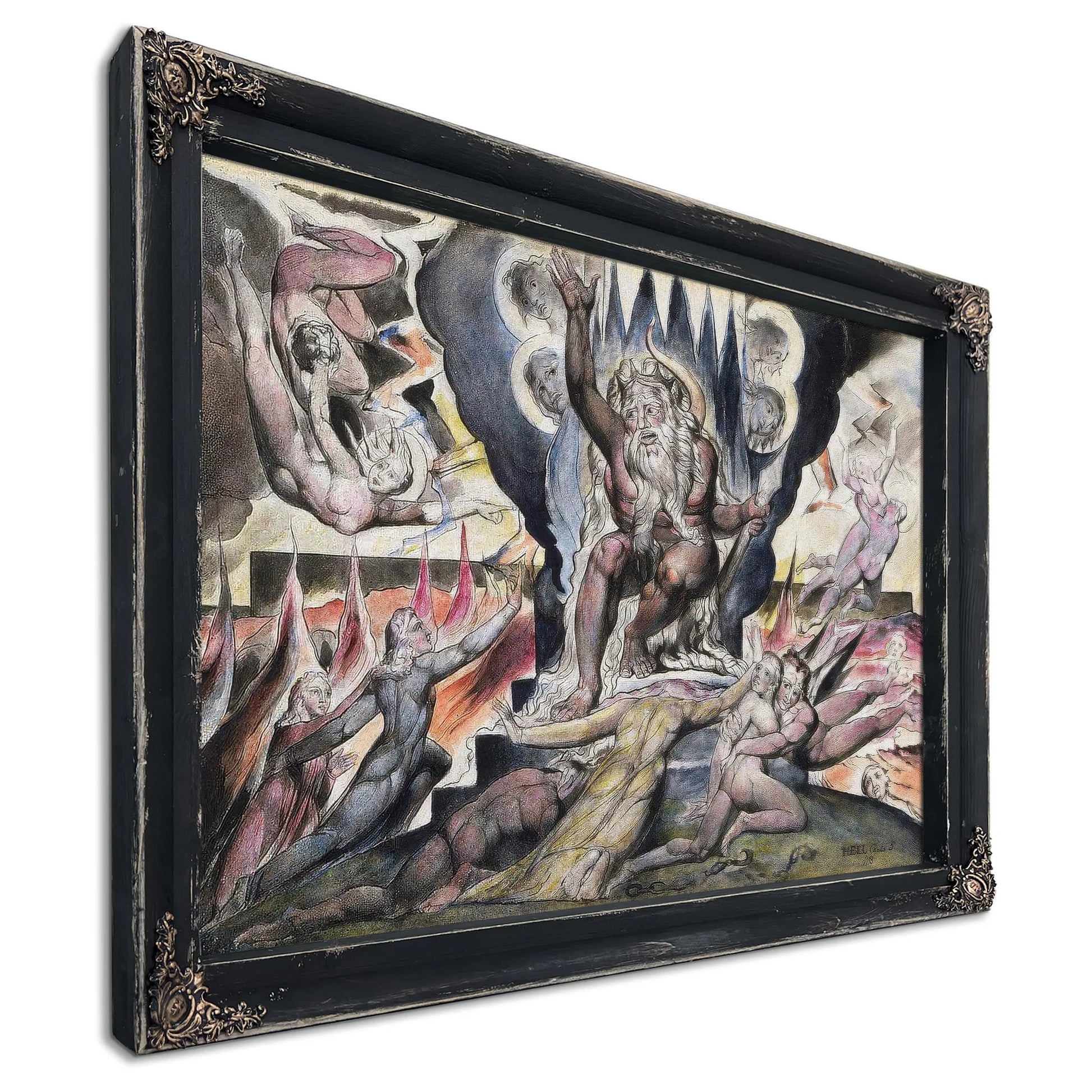 Minos 1824 1827 37 3X52 8Cm National Gallery Of Victoria By William Blake Fine Art Print