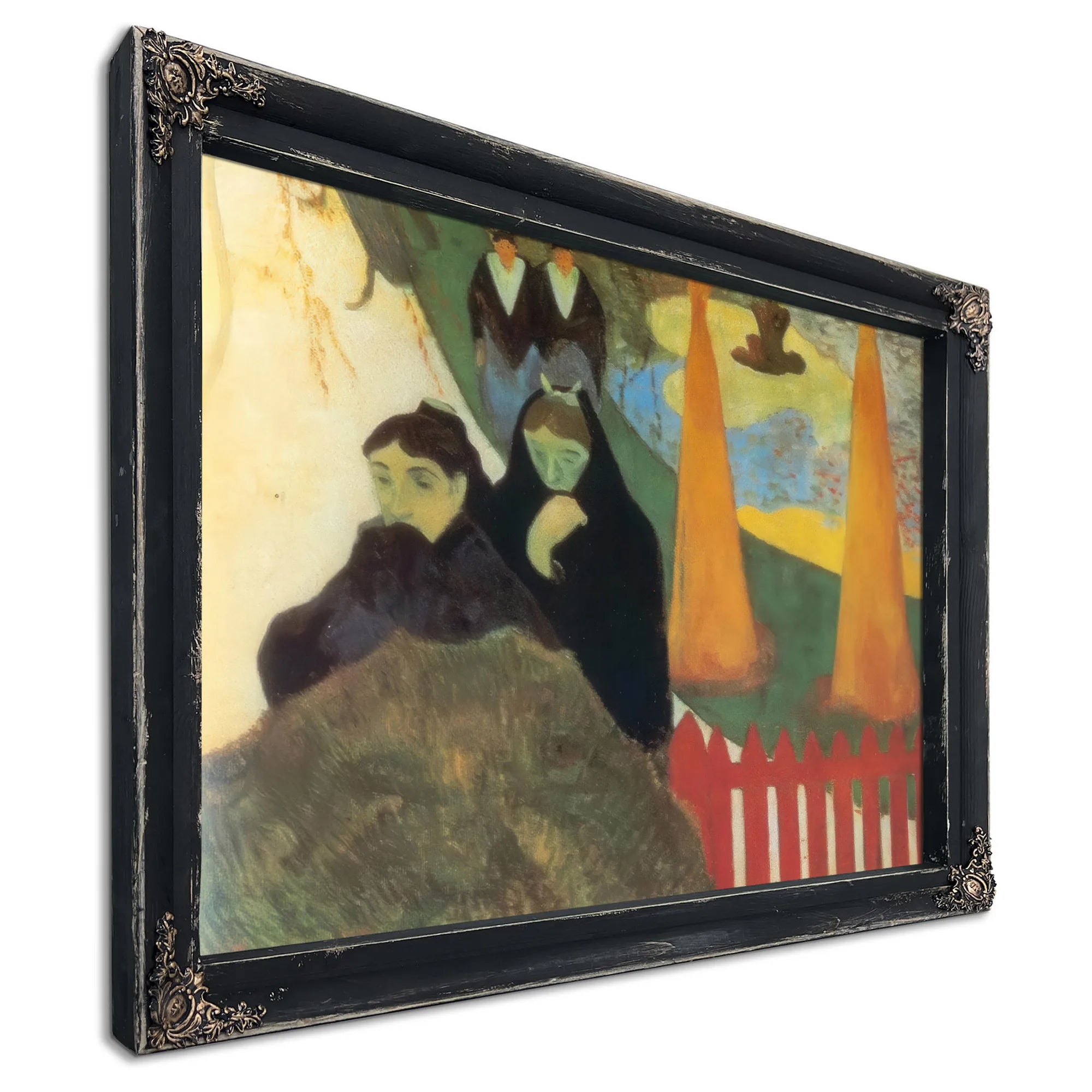 Old Women In Arles ( In The Arles Hospital Garden) By Paul Gauguin Fine Art Print