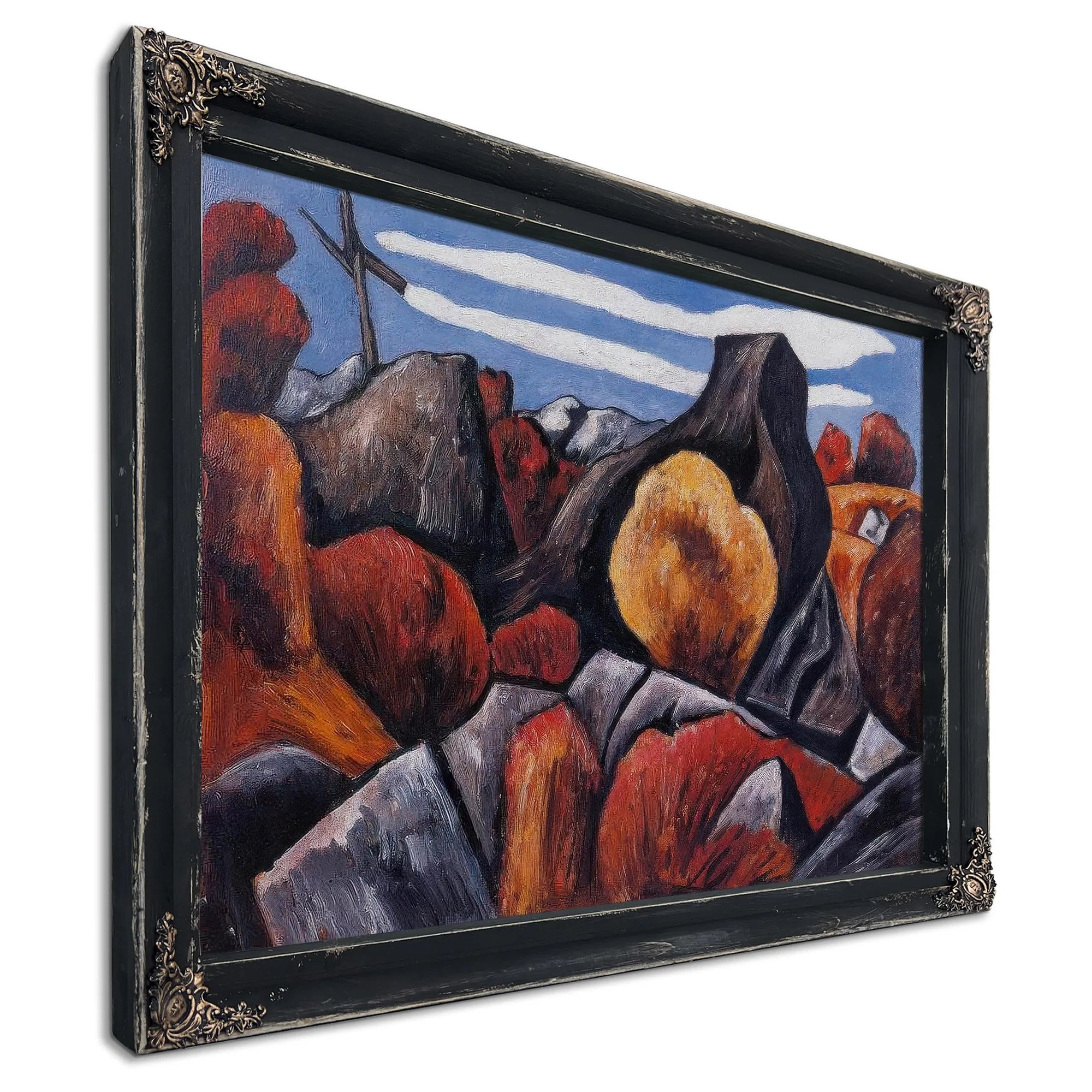 Mountains In Stone Dogtown By Marsden Hartley Fine Art Print