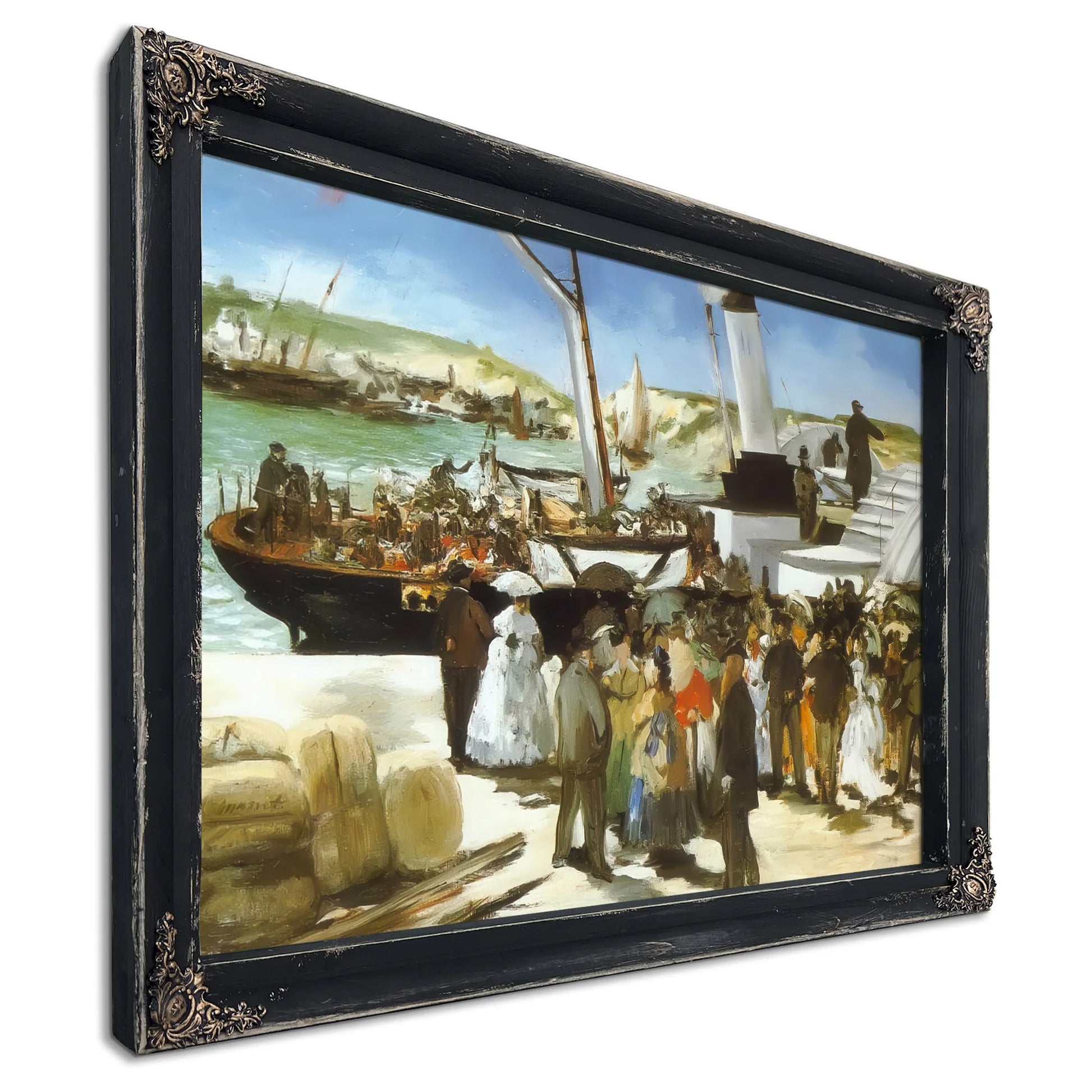 The Departure Of The Folkestone Boat By Edouard Manet Fine Art Print