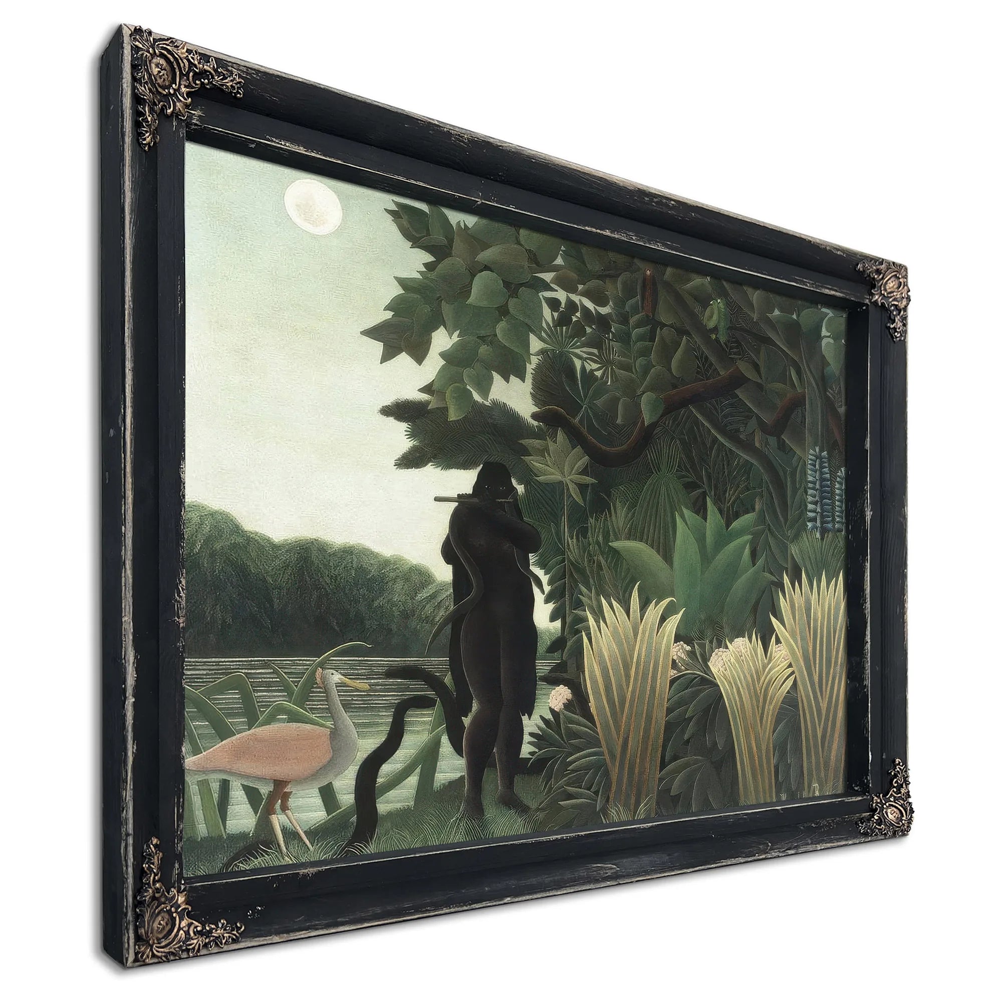 La Charmeuse De Serpents By Henri Julien Felix Rousseau Fine Art Print