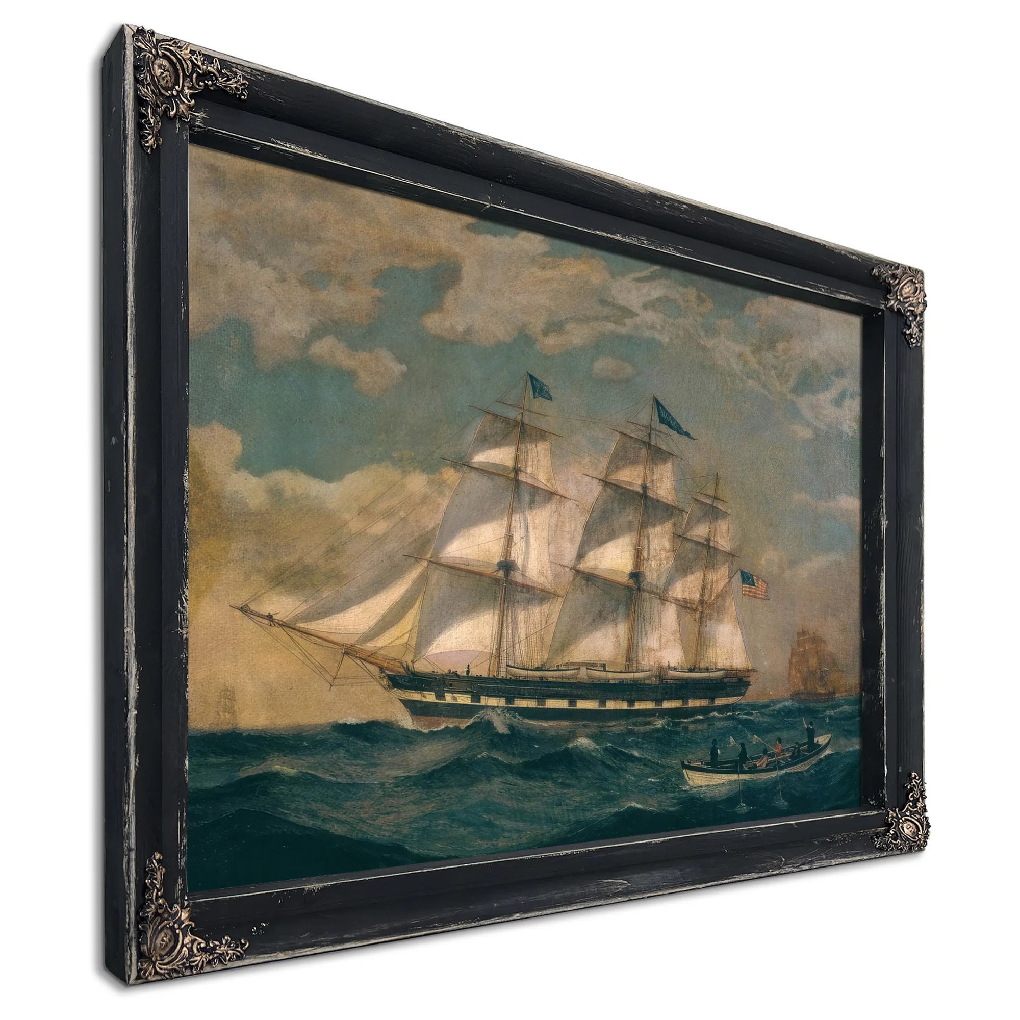 Houqua (Whaling) By Birch Thomas Fine Art Print