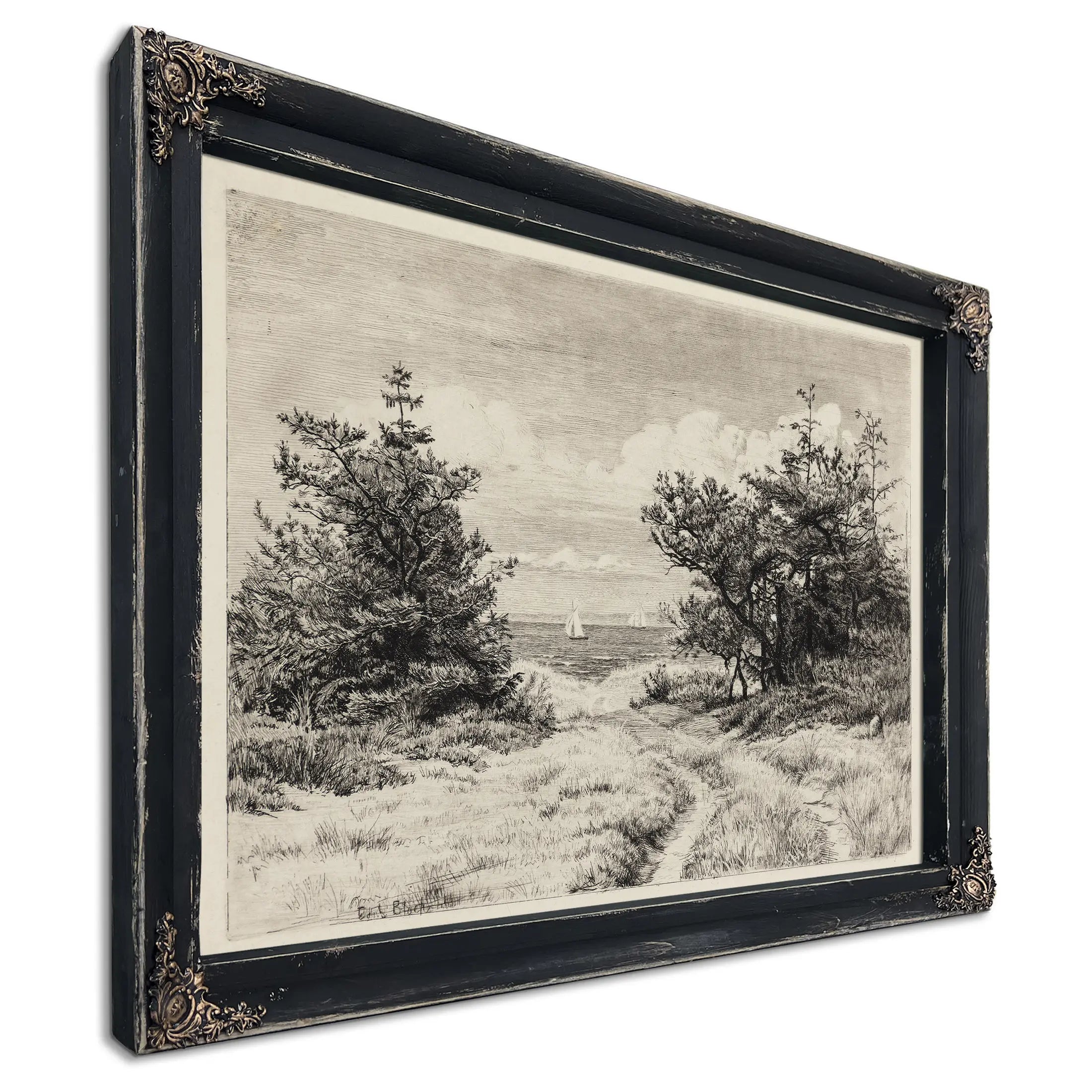 Udsigt Til Havet by Carl Bloch