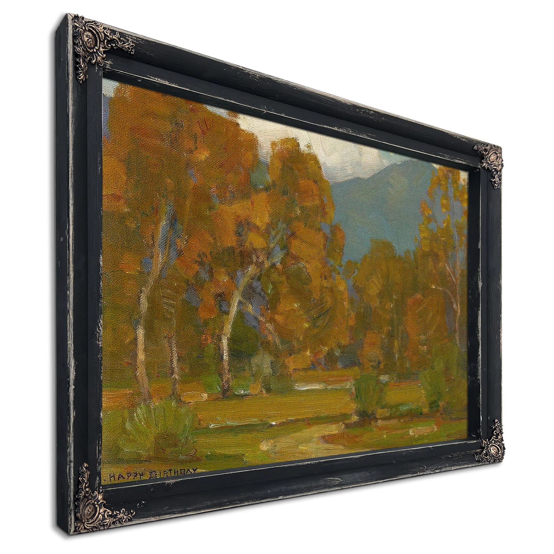 Inscribed Dated And Signed 'Happy Birthday To Alice Fullerton 1941 William Wendt' (Lower Left) By William Wendt Fine Art Print