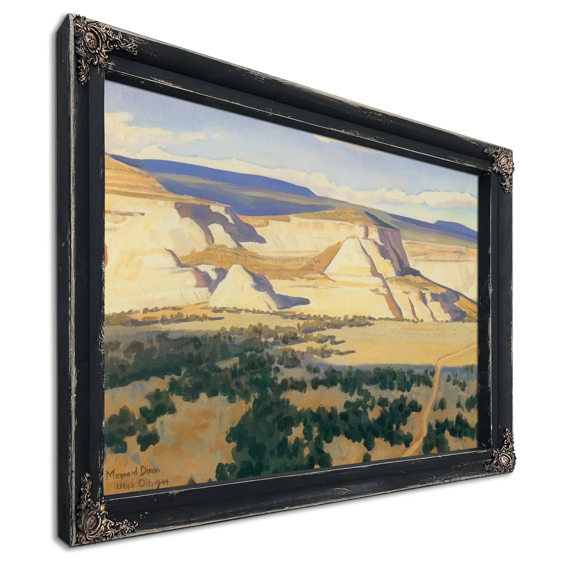 White Walled Valley By Maynard Dixon Fine Art Print