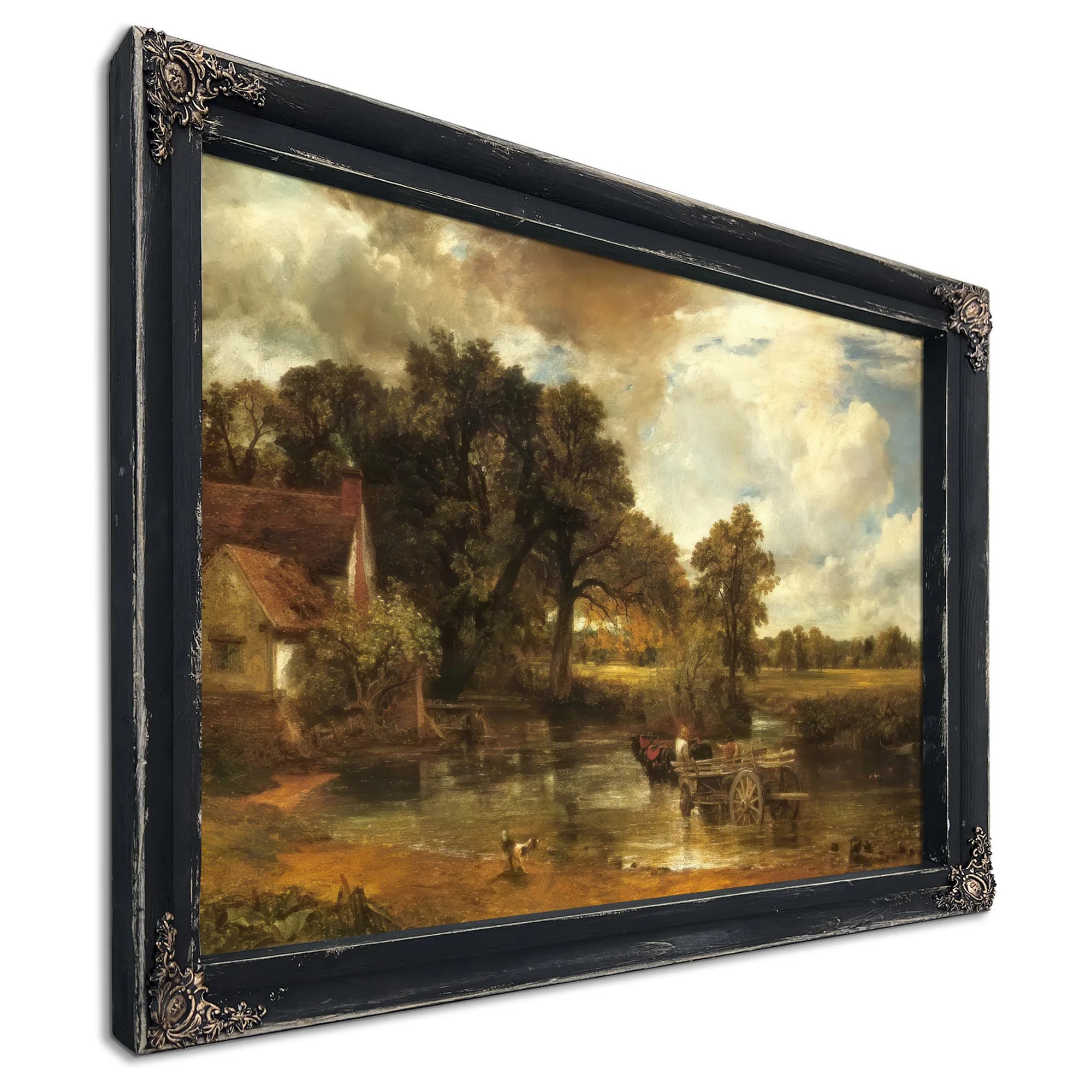 Landscape Noon ( The Hay Wain) By John Constable Fine Art Print