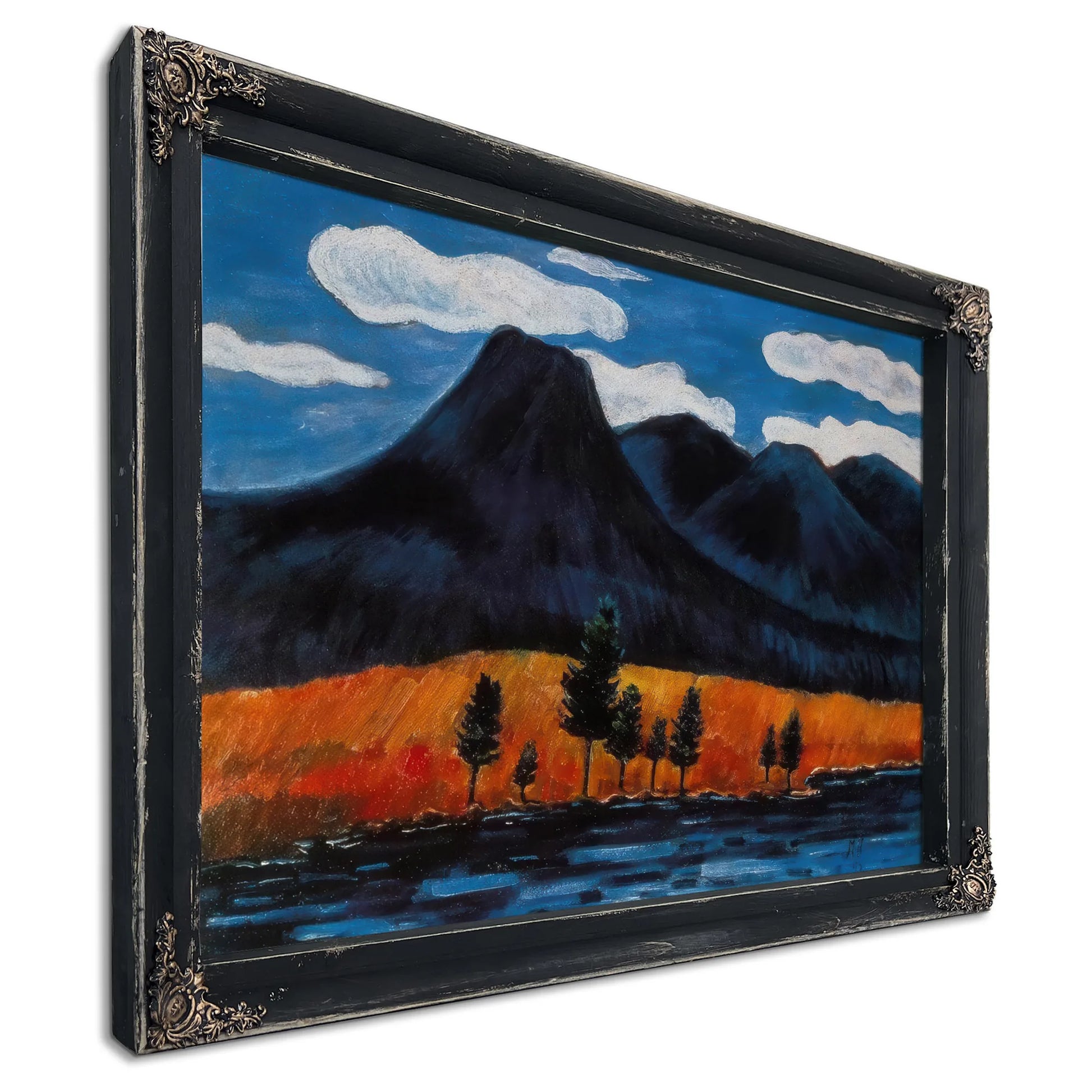 Blue Landscape By Marsden Hartley Fine Art Print