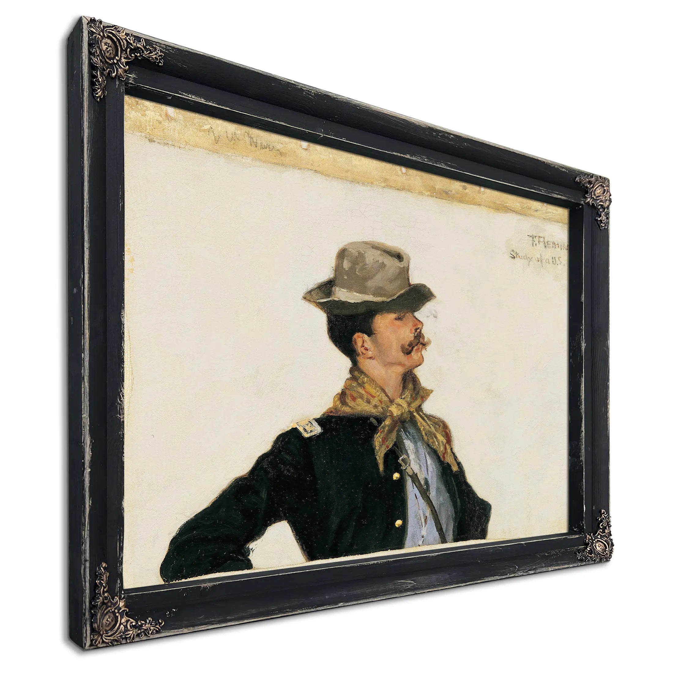 Lieutenant Powhatan H Clarke Tenth Cavalry by Frederic Remington