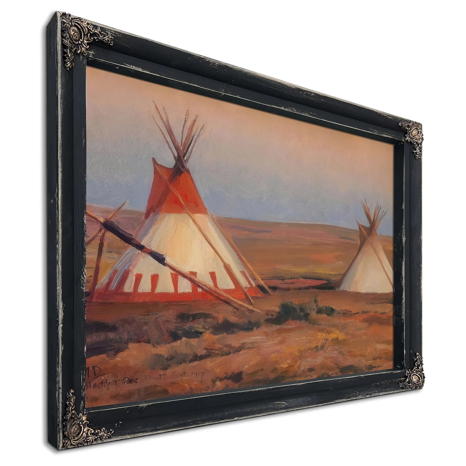 Evening On The Blackfeet Reservation By Maynard Dixon Fine Art Print