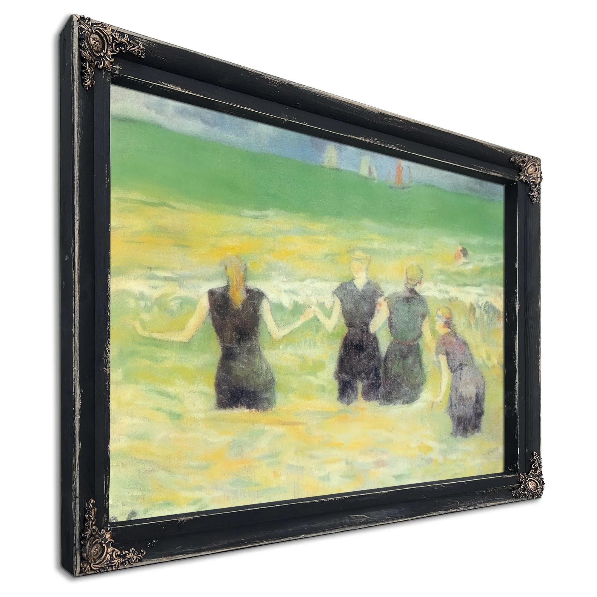 Bathers In Dieppe By Paul Gauguin Fine Art Print