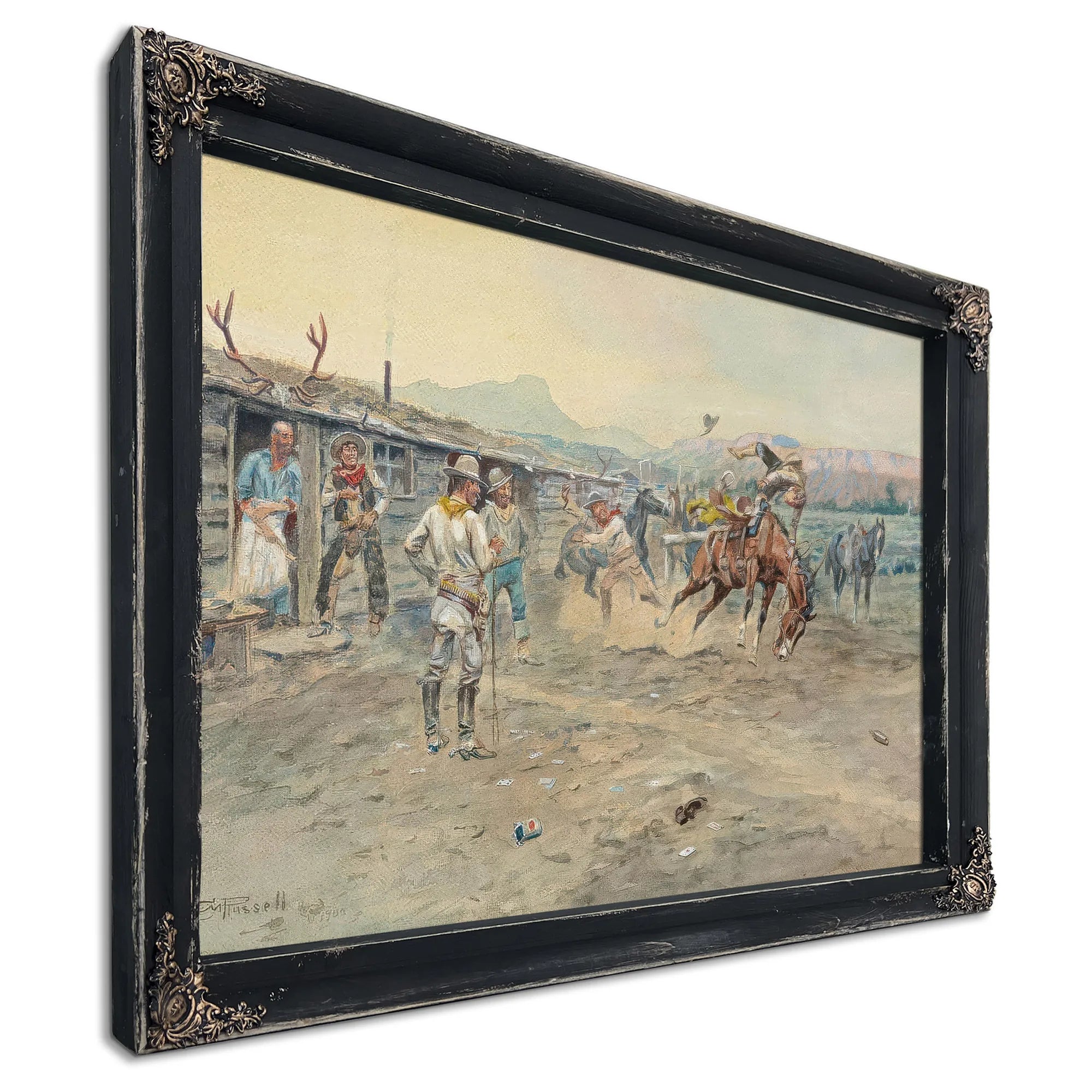The Tenderfoot By Charles Marion Russell Fine Art Print