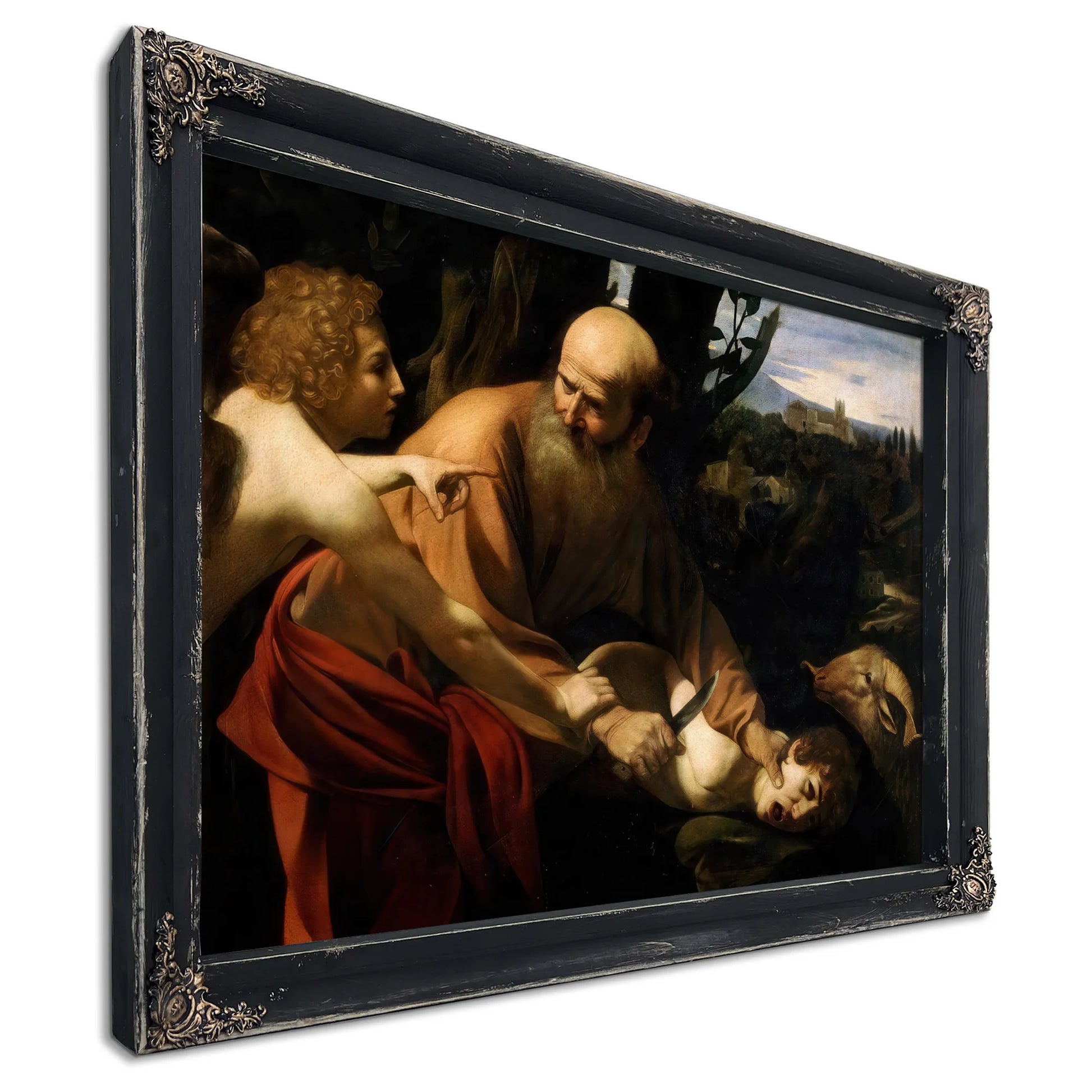 The Sacrifice Of Isaac 1602 By Caravaggio Fine Art Print