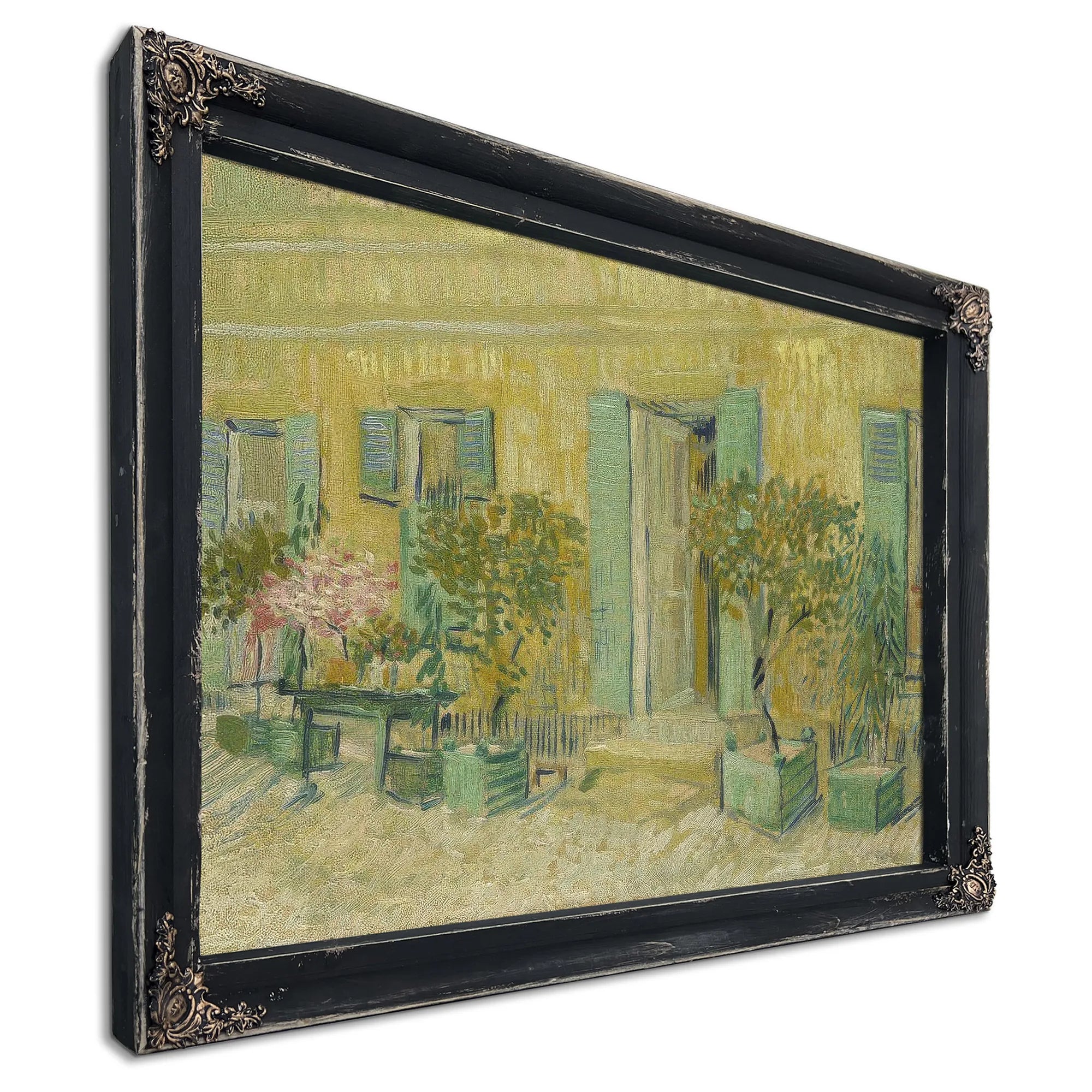 Exterior Of A Restaurant In Asnières By Vincent Van Gogh Fine Art Print