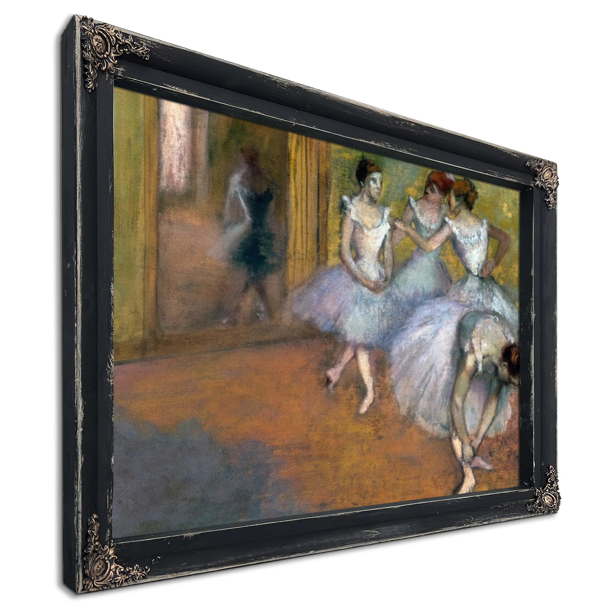 Four Dancers In The Foyer By Edgar Degas Fine Art Print
