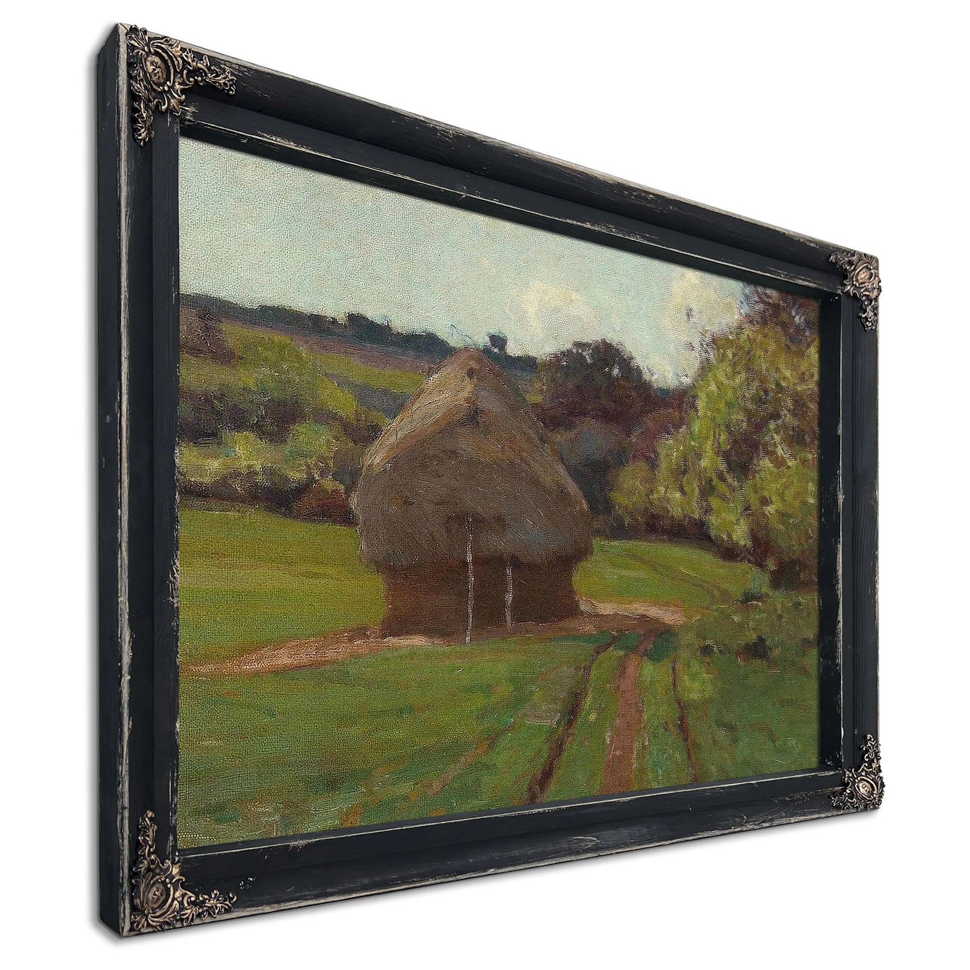 Haystacks By William Wendt Fine Art Print