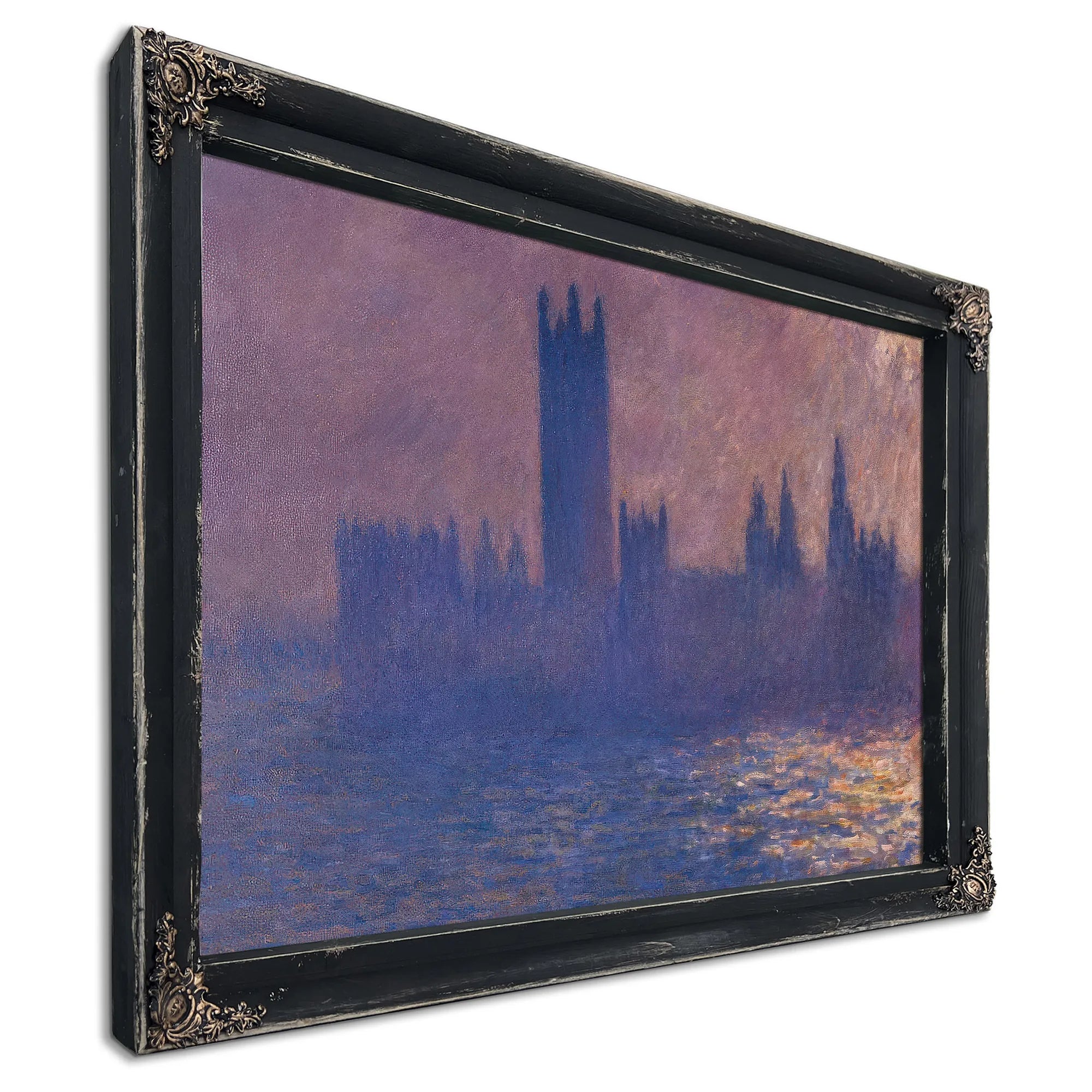 Houses Of Parliament Effect Of Sunlight By Claude Monet Fine Art Print