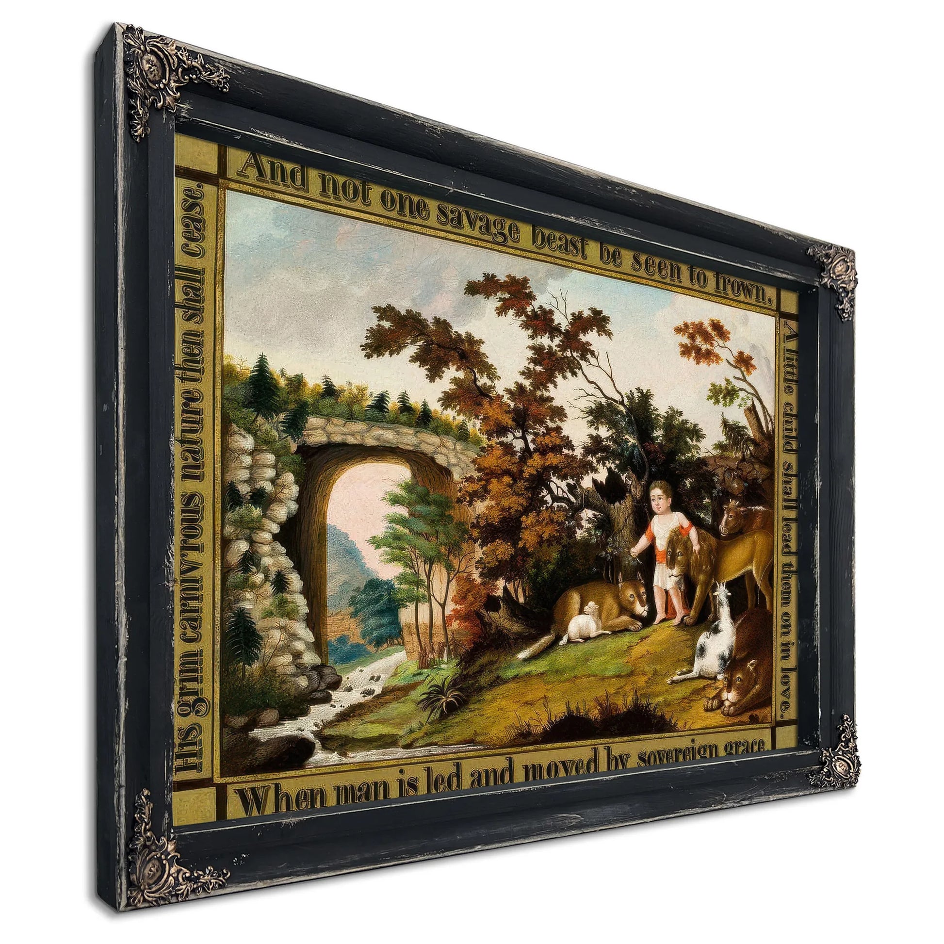 Peaceable Kingdom Of The Branch 1830 By Edward Hicks Fine Art Print