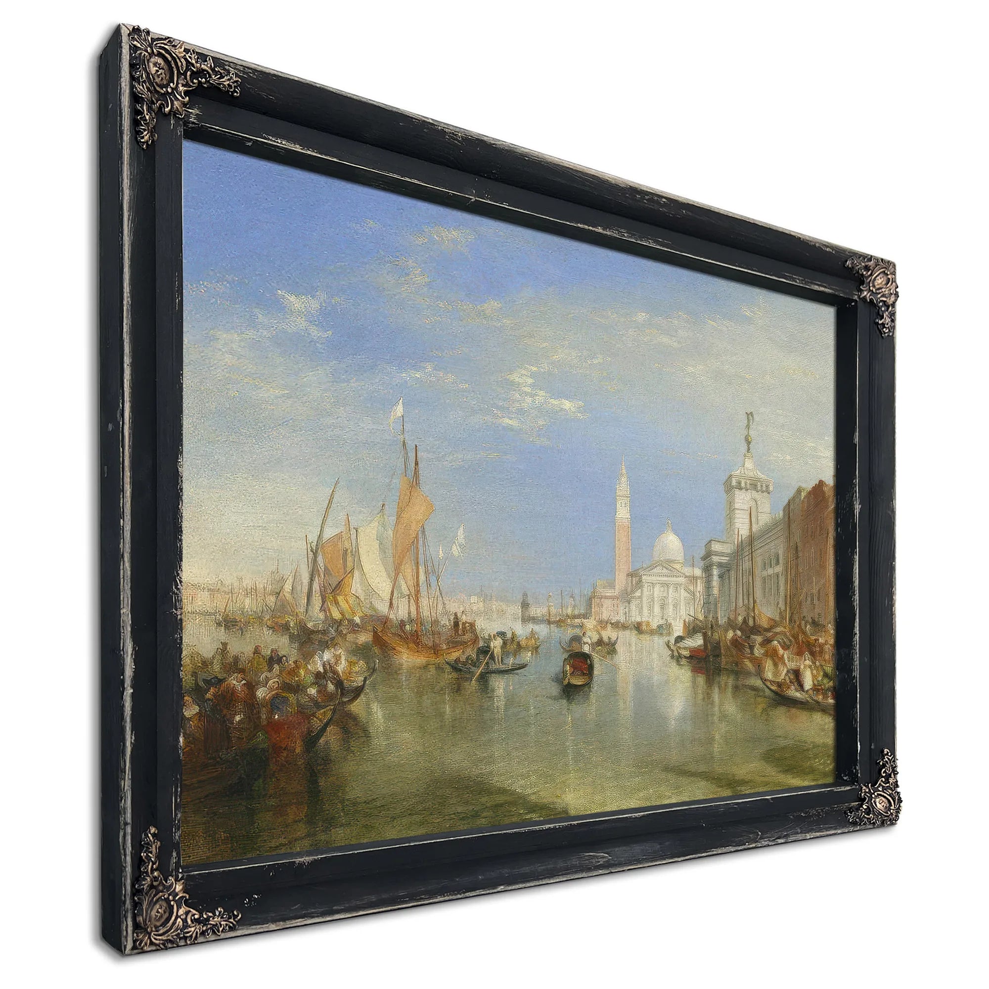 Venice The Dogana And San Giorgio Maggiore by Joseph Mallord William Turner Fine Art Print