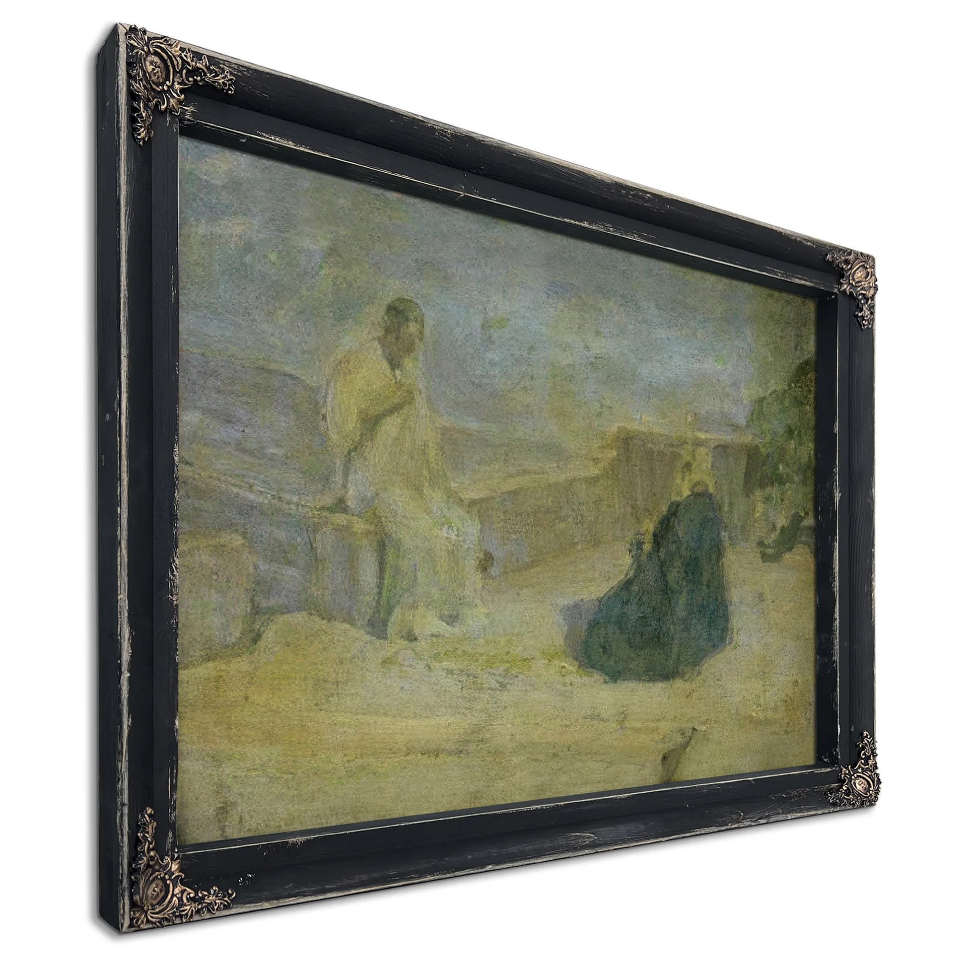 Christ And Nicodemus (Early Study) By Henry Ossawa Tanner Fine Art Print