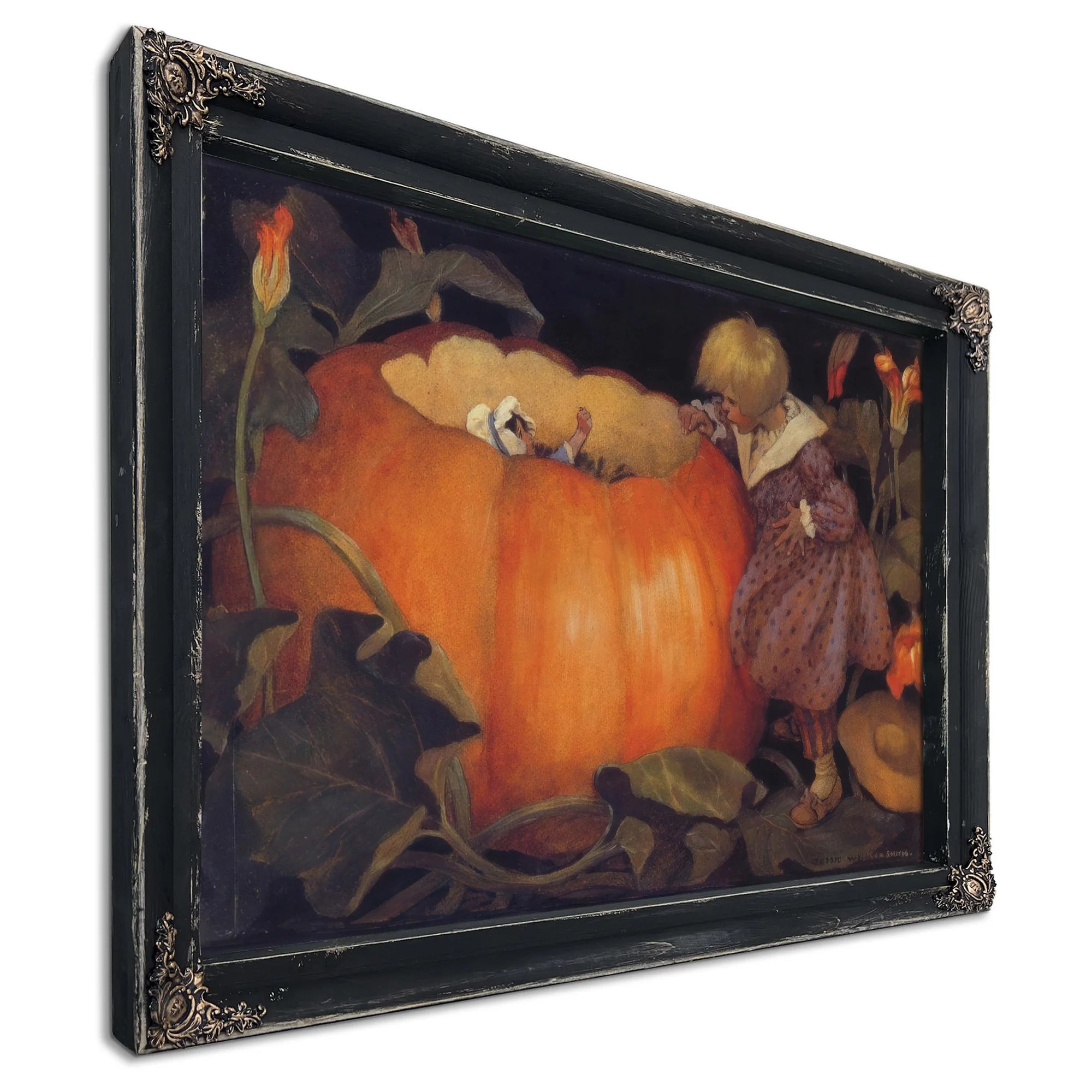 The Little Mother Goose 1918 Peter Peter Pumpkin Eater By Jessie Willcox Smith Fine Art Print