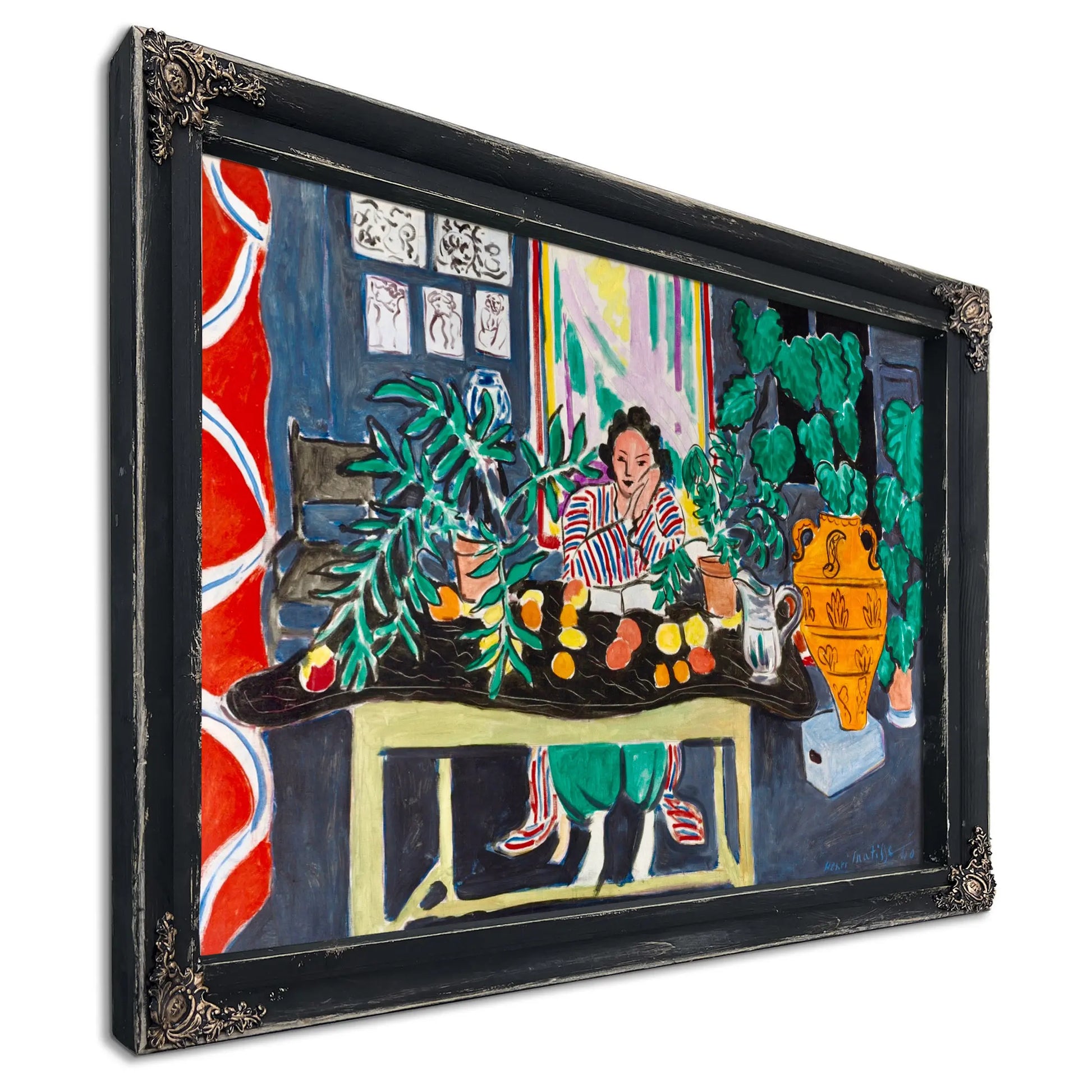 Interior With An Egyptian Curtain by Henri Matisse