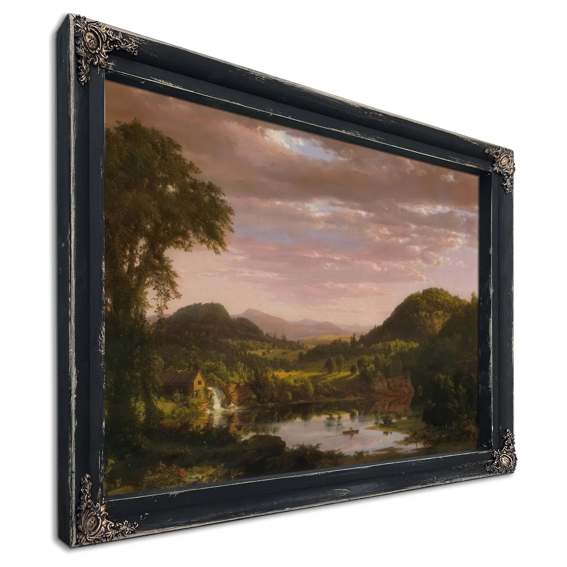New England Landscape (Evening After A Storm) By Frederic Edwin Church Fine Art Print