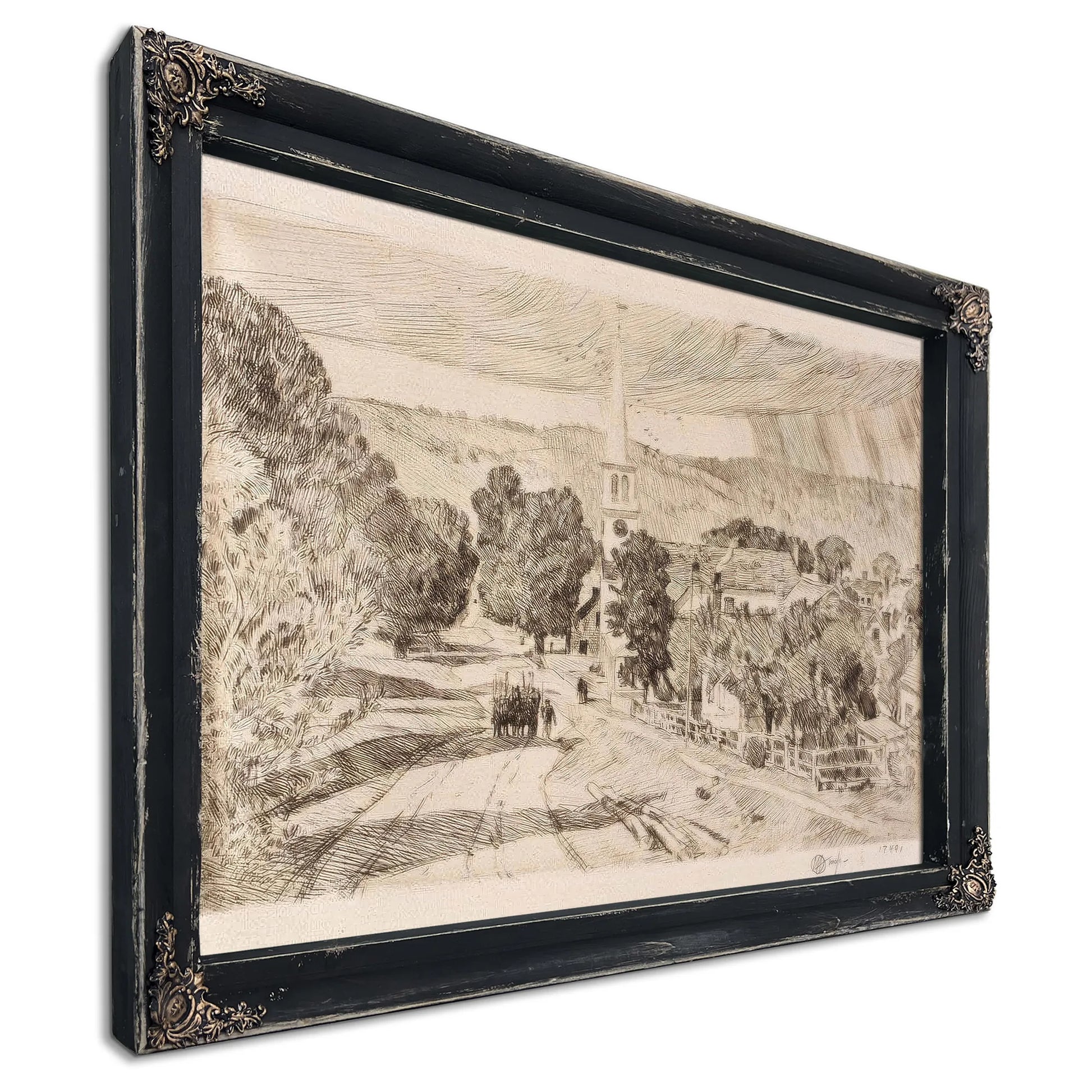 The Vermont Village (Peacham) By Childe Hassam Fine Art Print