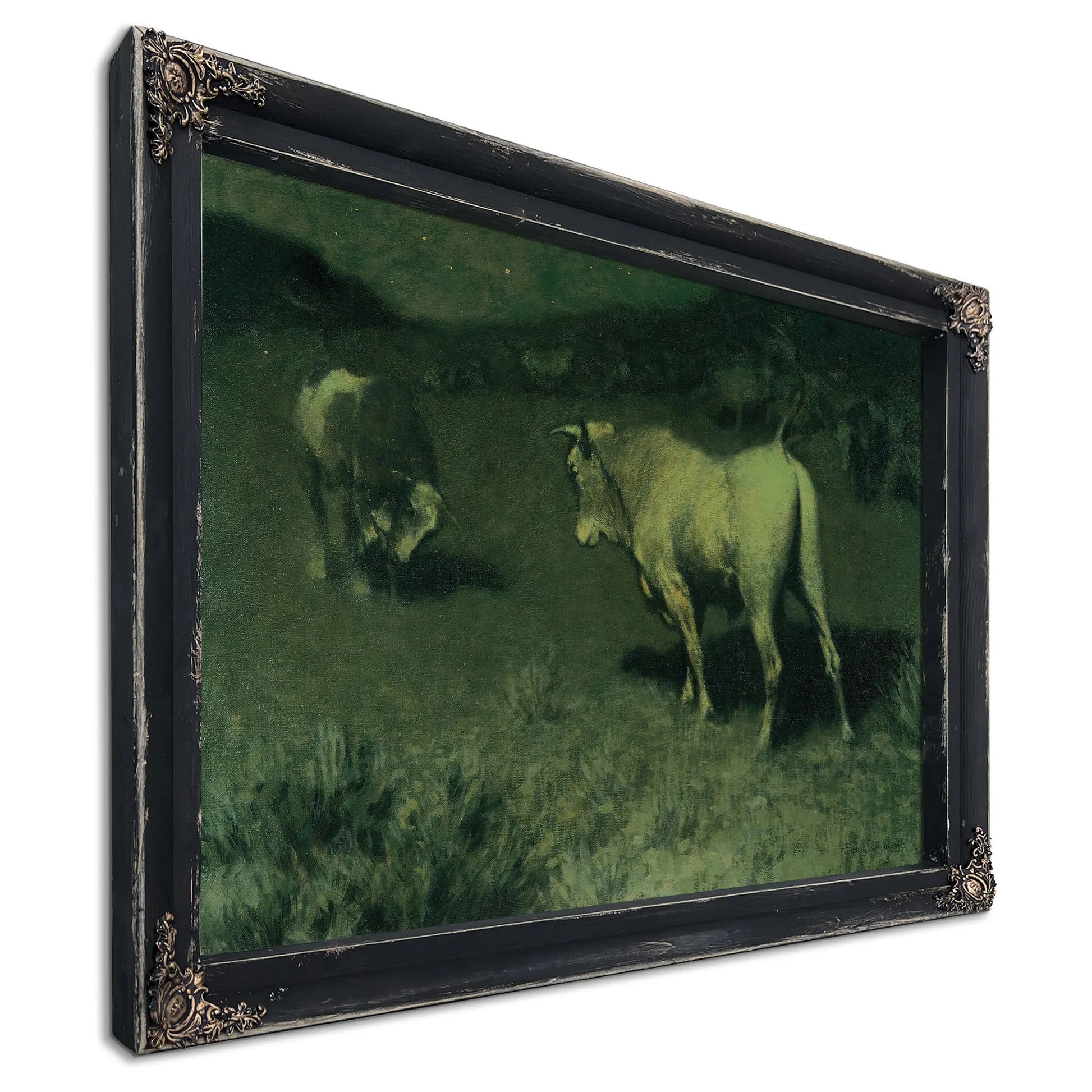 The Moaning Of The Bulls by Frederic Remington