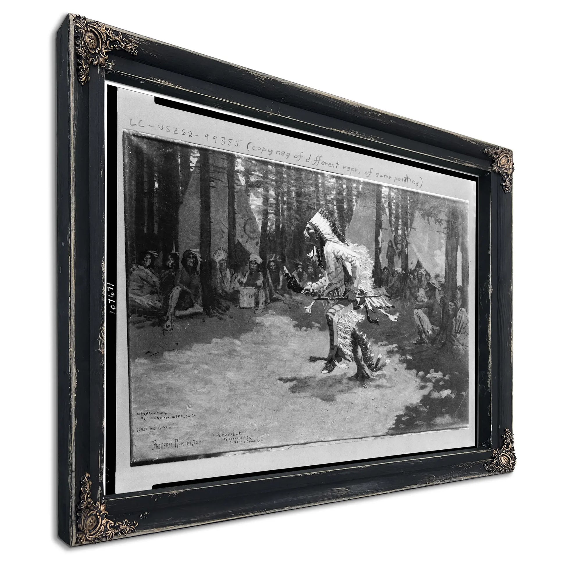 An Indian Dance Lccn  by Frederic Remington