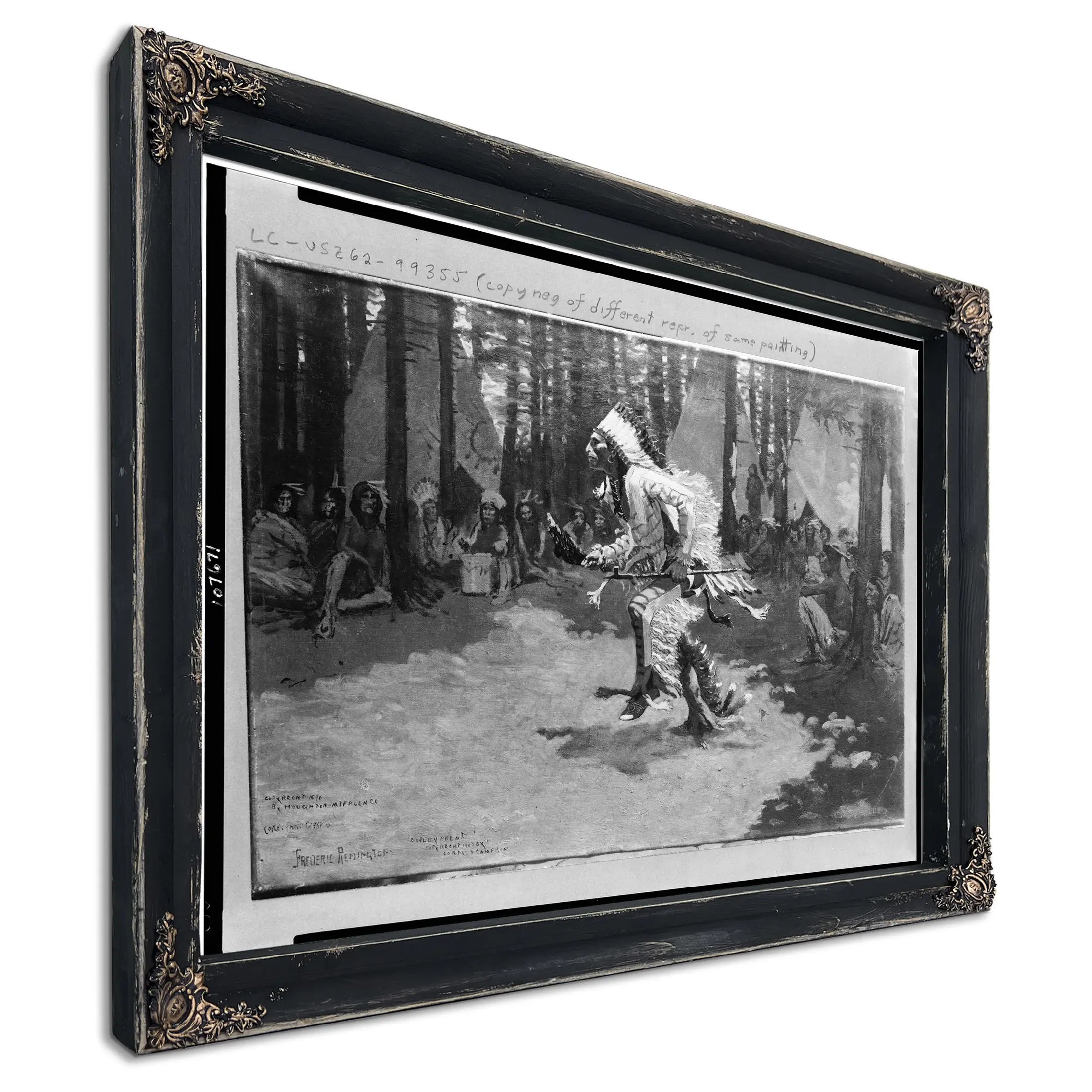 An Indian Dance Lccn  by Frederic Remington