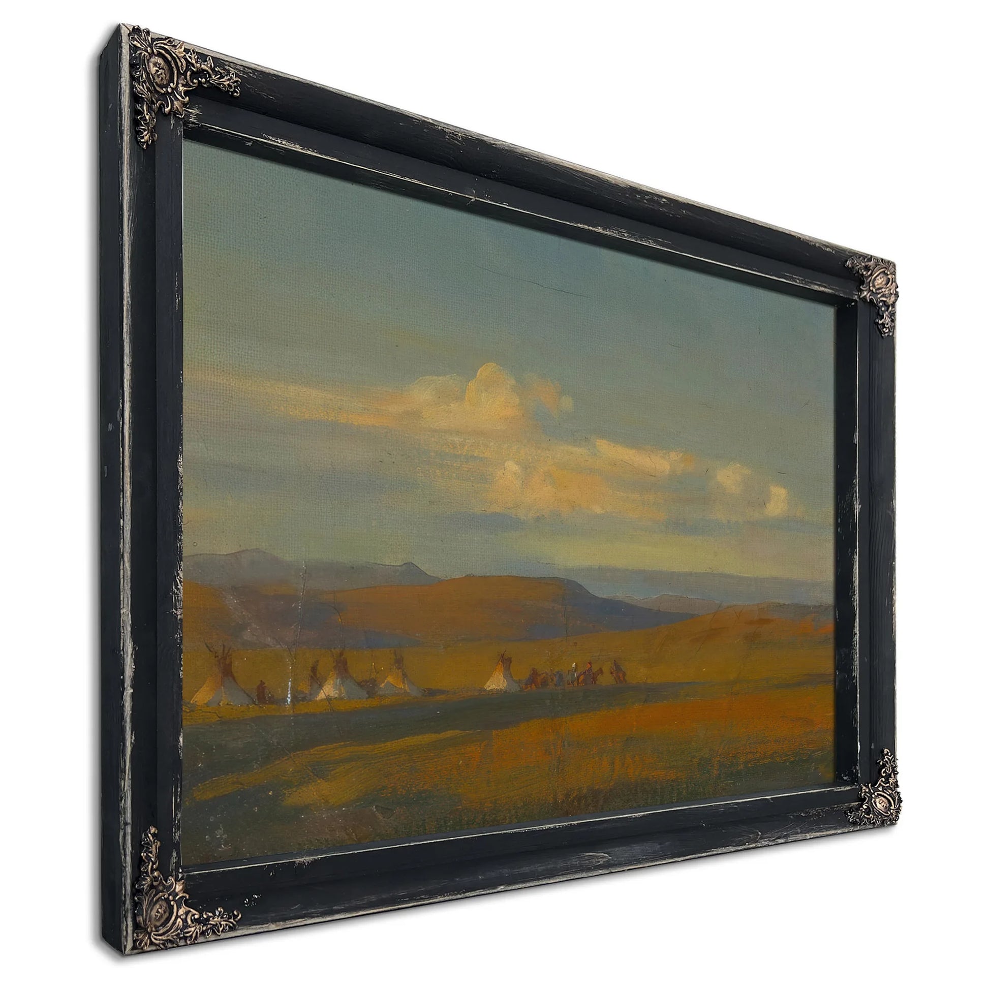 Sketch For Composition (Encampment In The Open West) 1907 By Maynard Dixon Fine Art Print