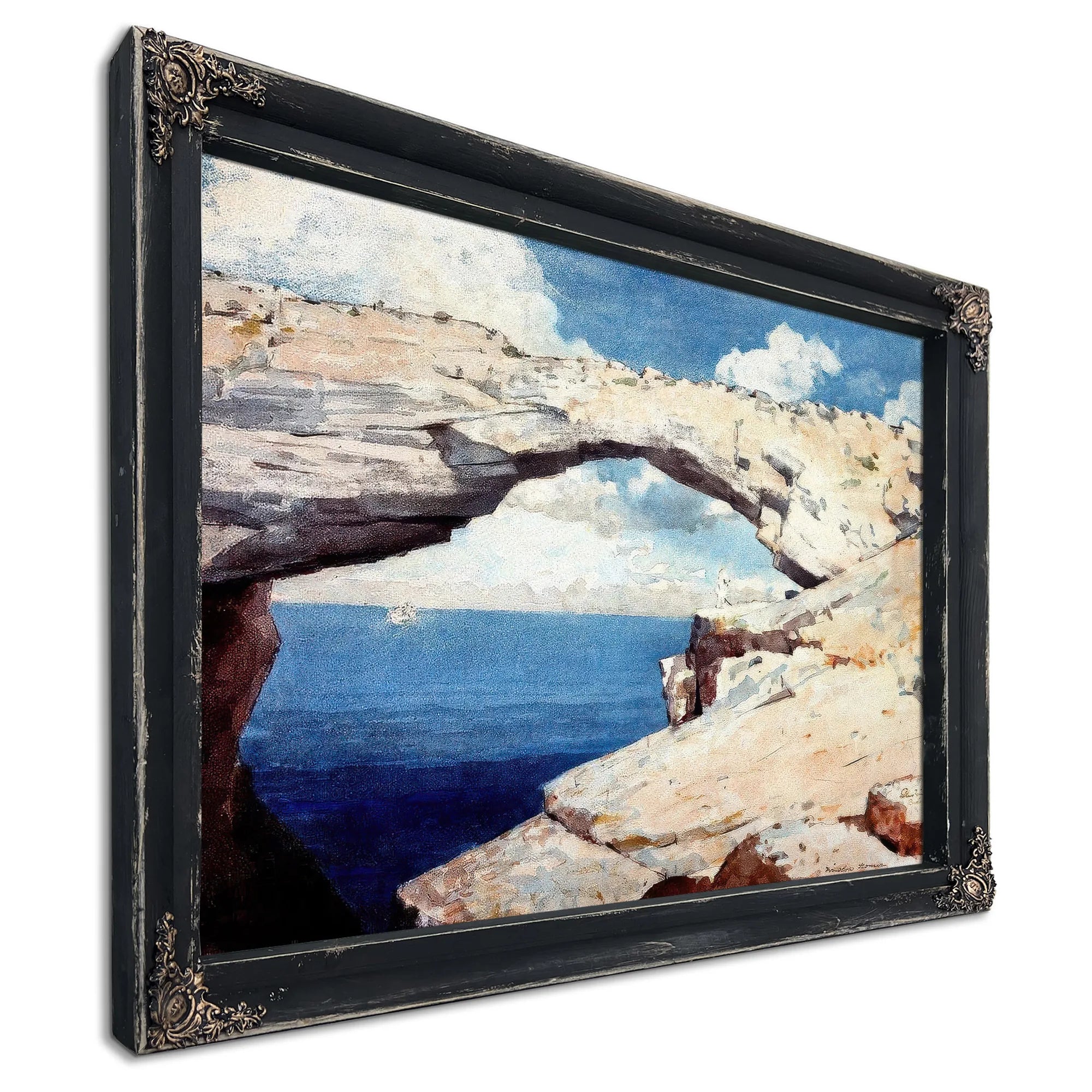 Glass Window Bahama By Winslow Homer Fine Art Print