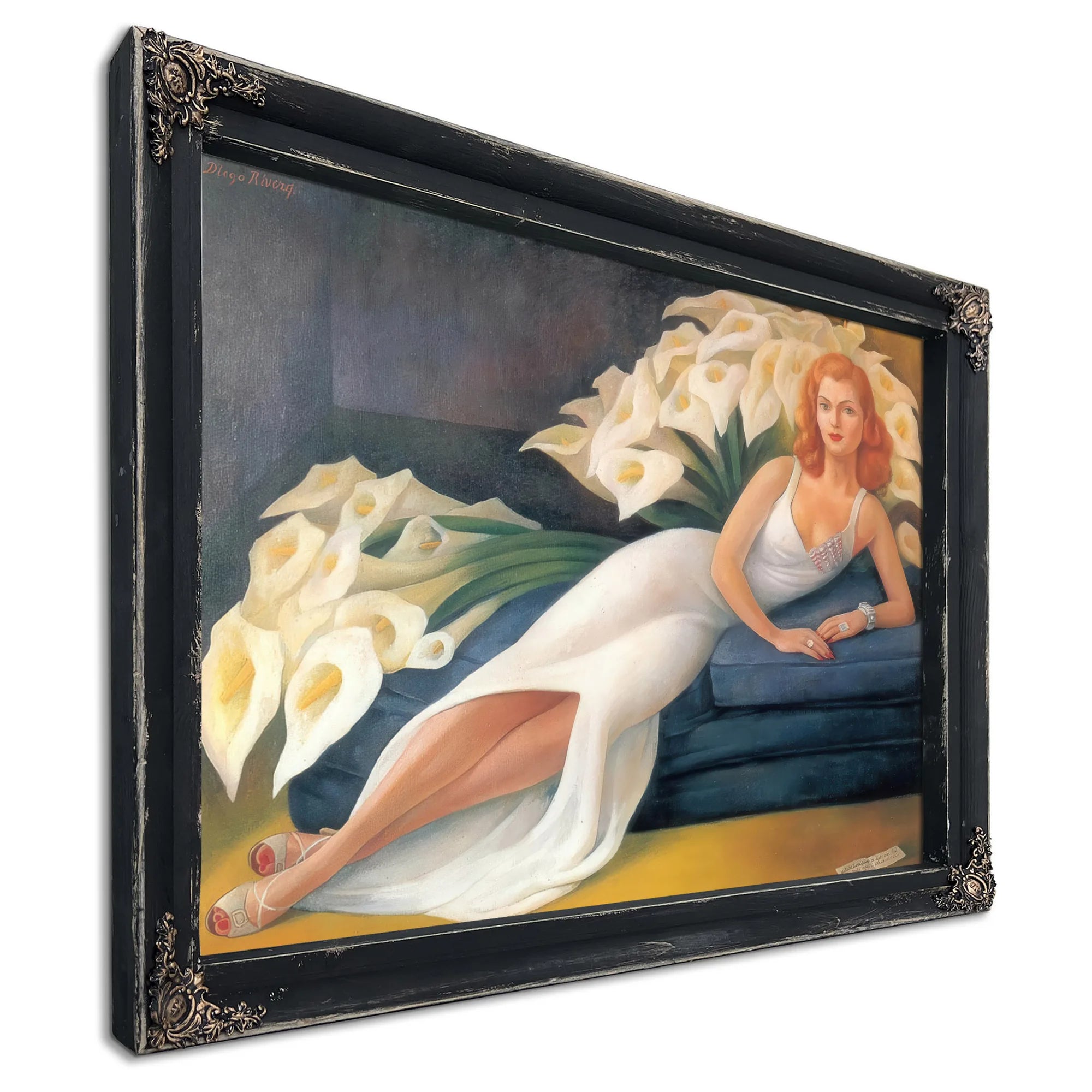 Portrait Of Cuca Bustamante By Diego Rivera Fine Art Print
