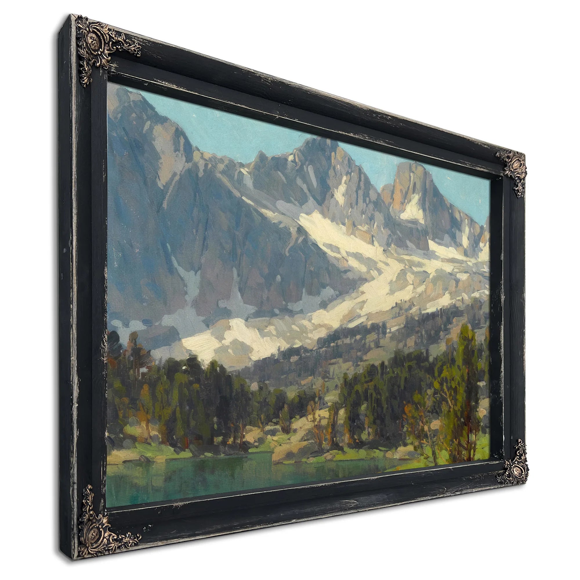 Mount Gayley And Mount Sill, Big Pine, High Sierras, California By Edgar Payne Fine Art Print