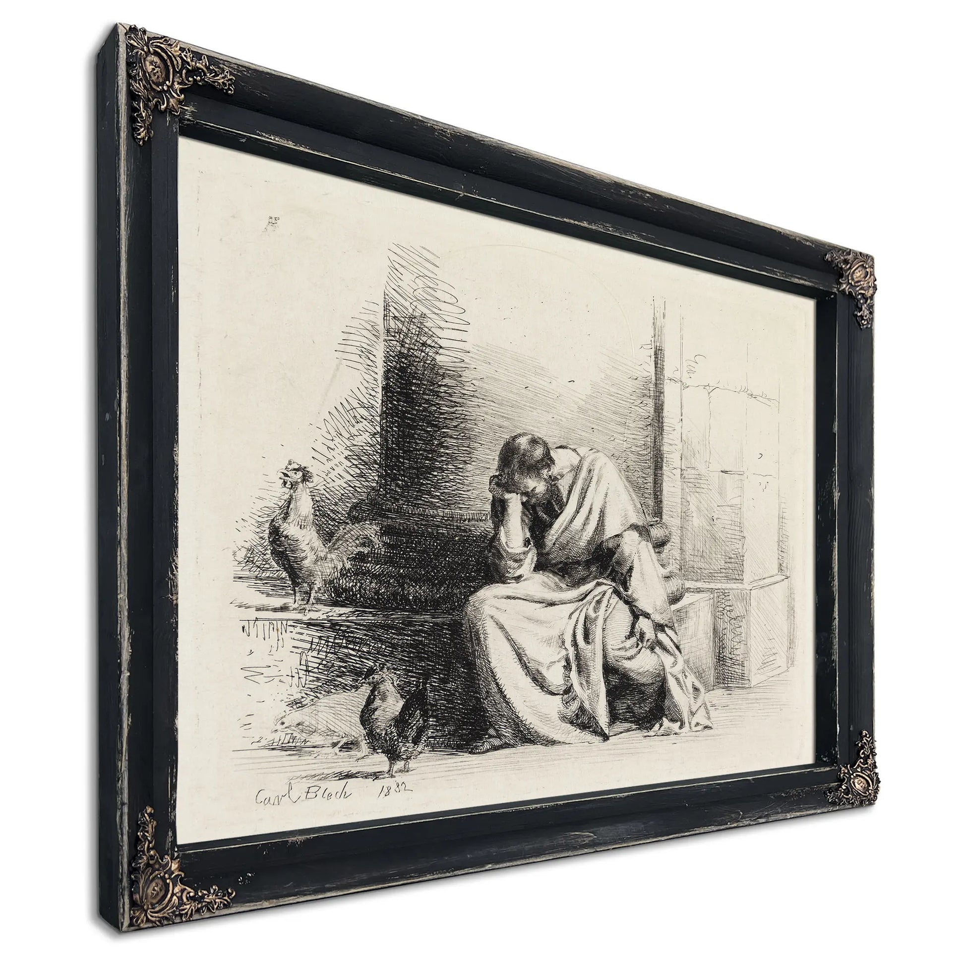 Den Angrende Peter by Carl Bloch